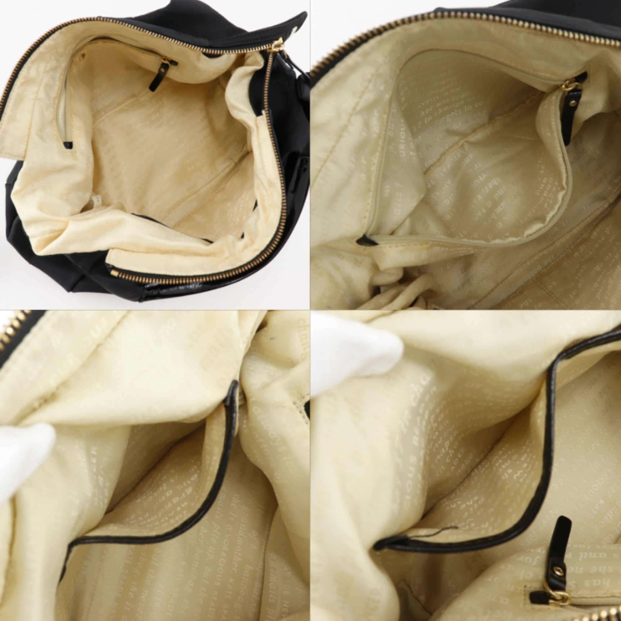 Kate Spade Black Nylon Tote Bag (Pre-Owned)