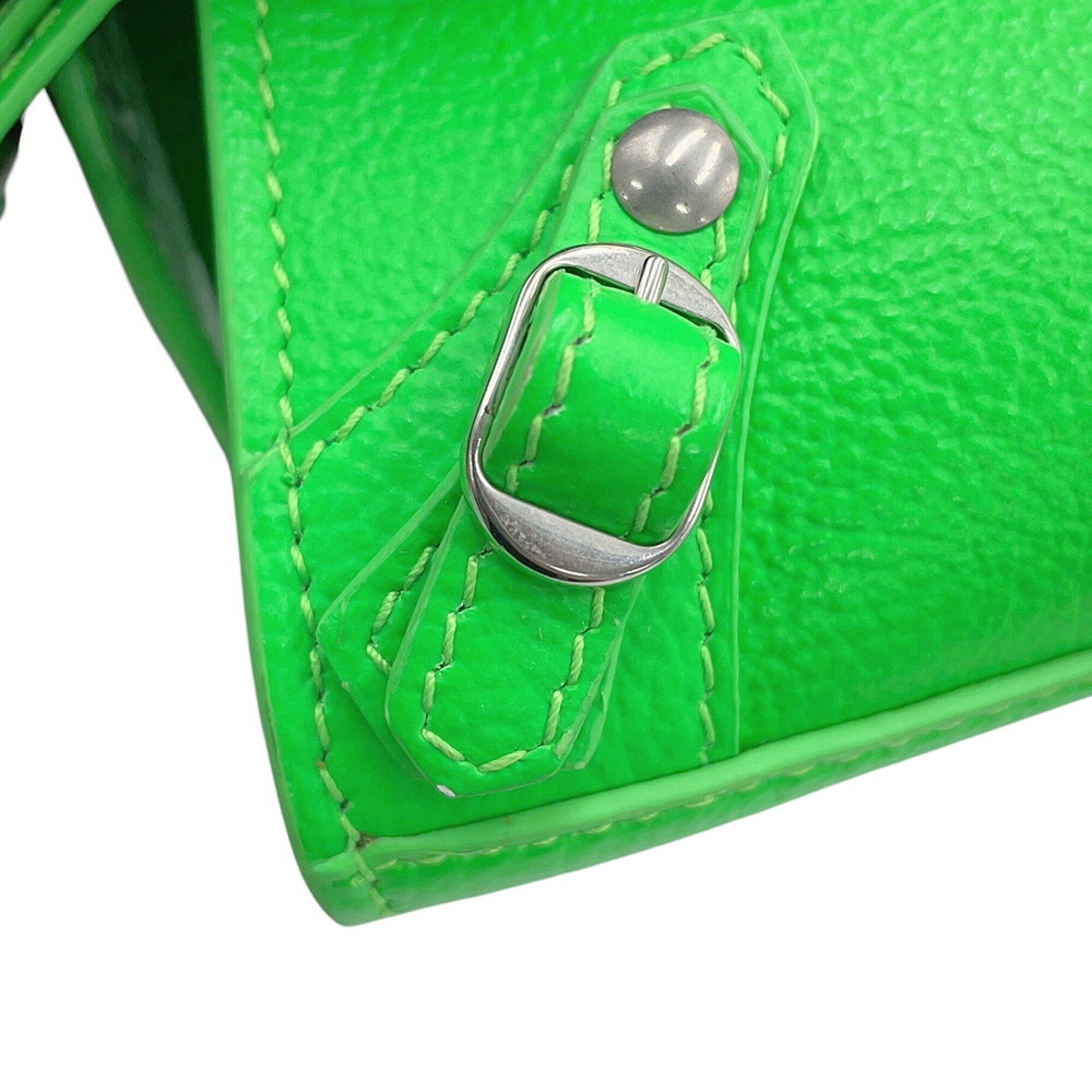 Balenciaga Green Leather Handbag (Pre-Owned)