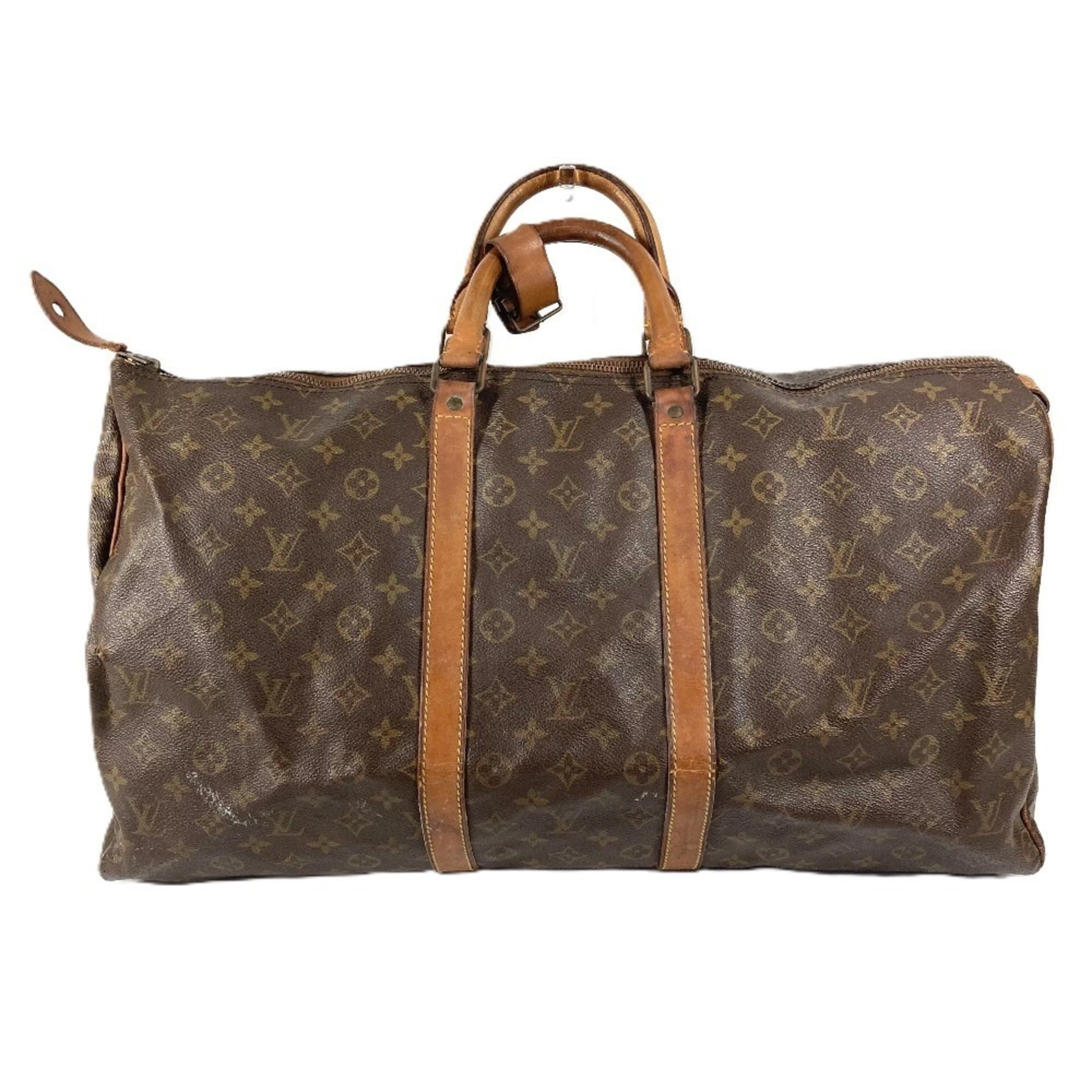 Louis Vuitton Brown Monogram Canvas Boston Bag Handbag (Pre-Owned)