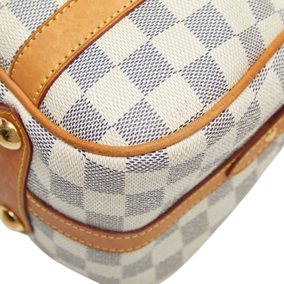 Louis Vuitton Ivory White Pvc Leather Handbag Tote Bag (Pre-Owned)