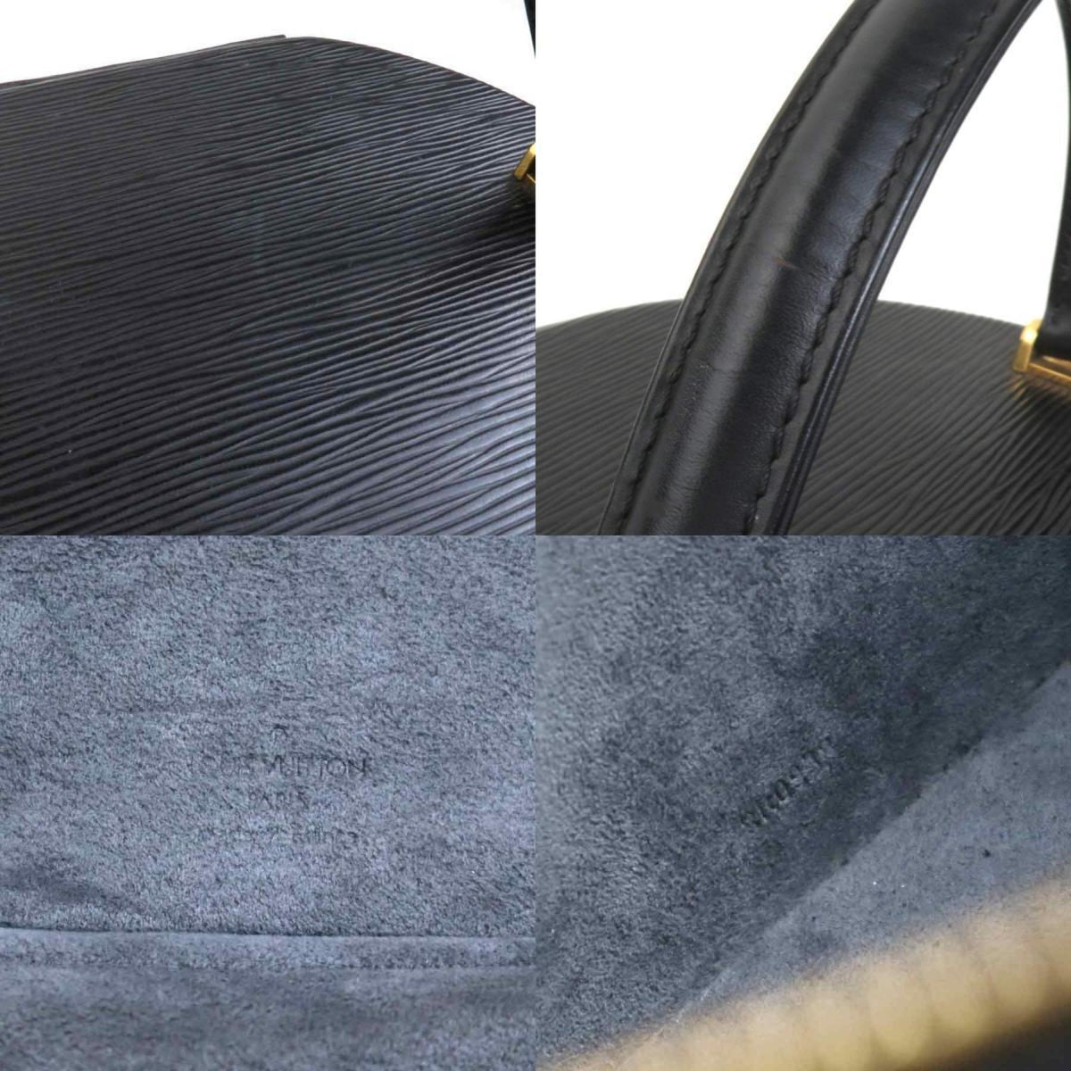 Louis Vuitton Noir Epi Leather Handbag (Pre-Owned)