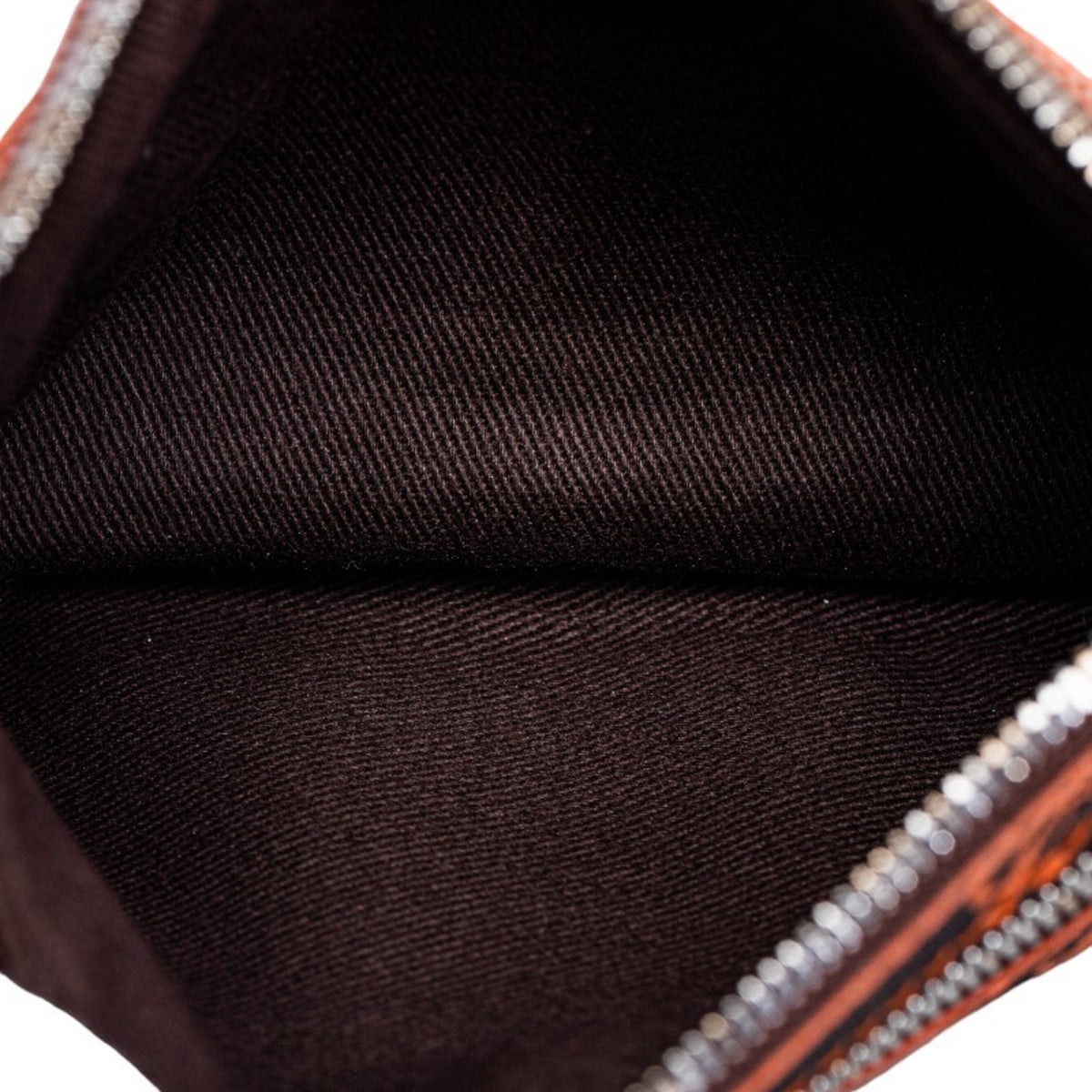 Loewe Black Orange Pvc Leather Pouch (Pre-Owned)
