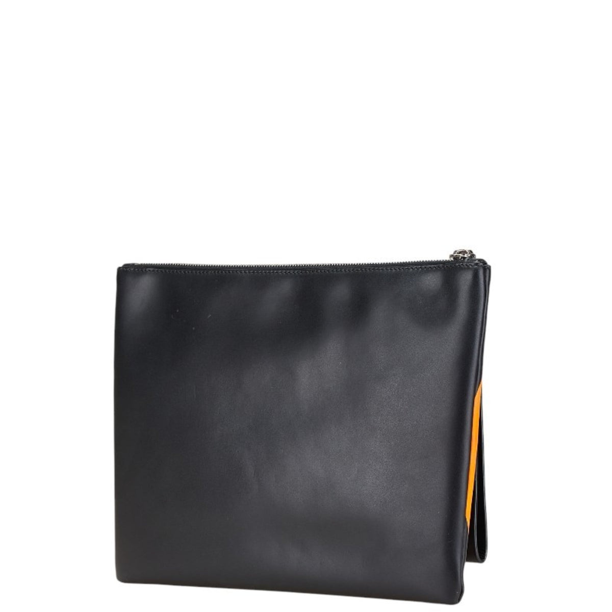 Valentino Black Multi-Color Leather Clutch Bag (Pre-Owned)