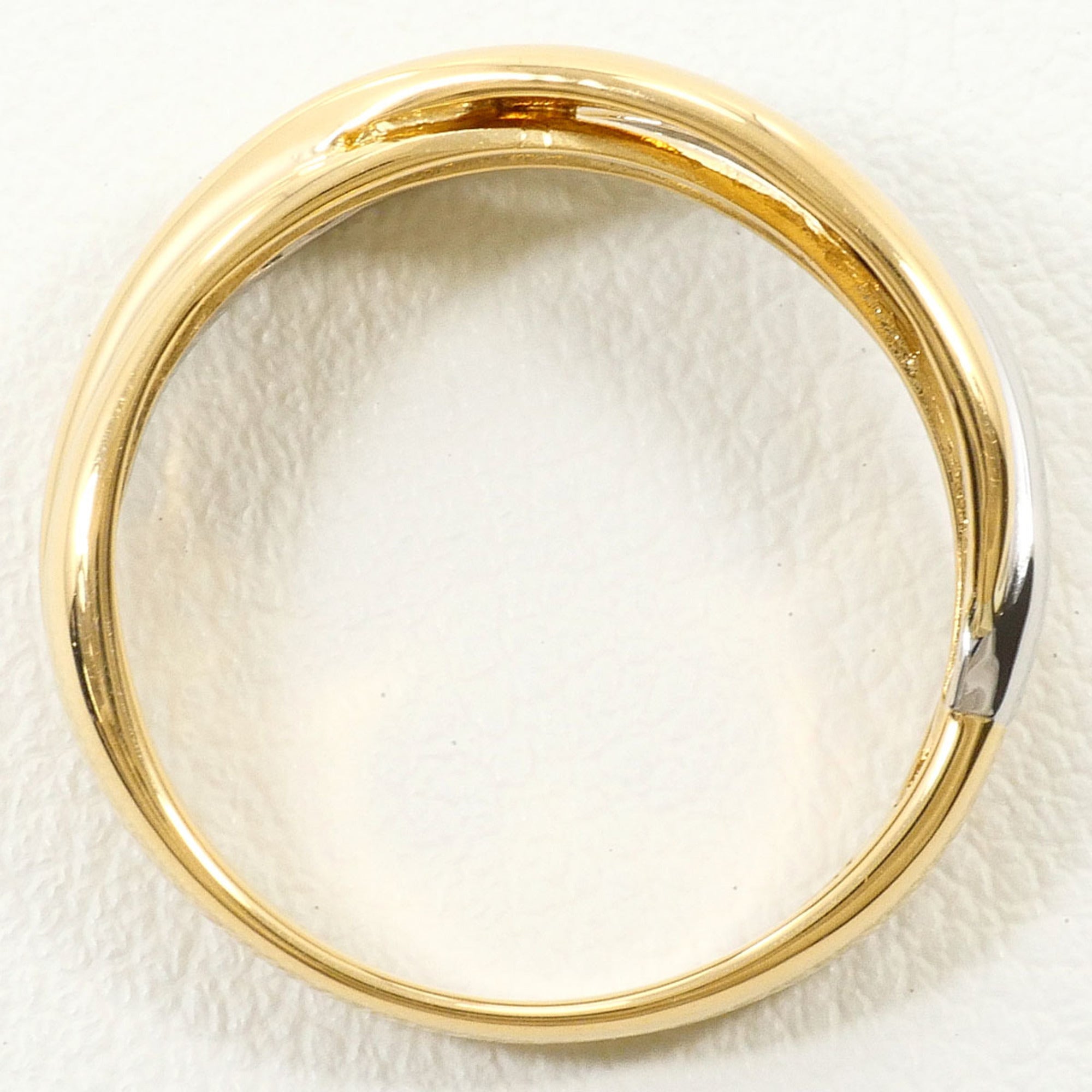 Unbranded Platinum Yellow Gold Yellow Gold (18K) Platinum 900 Band Ring (Pre-Owned)