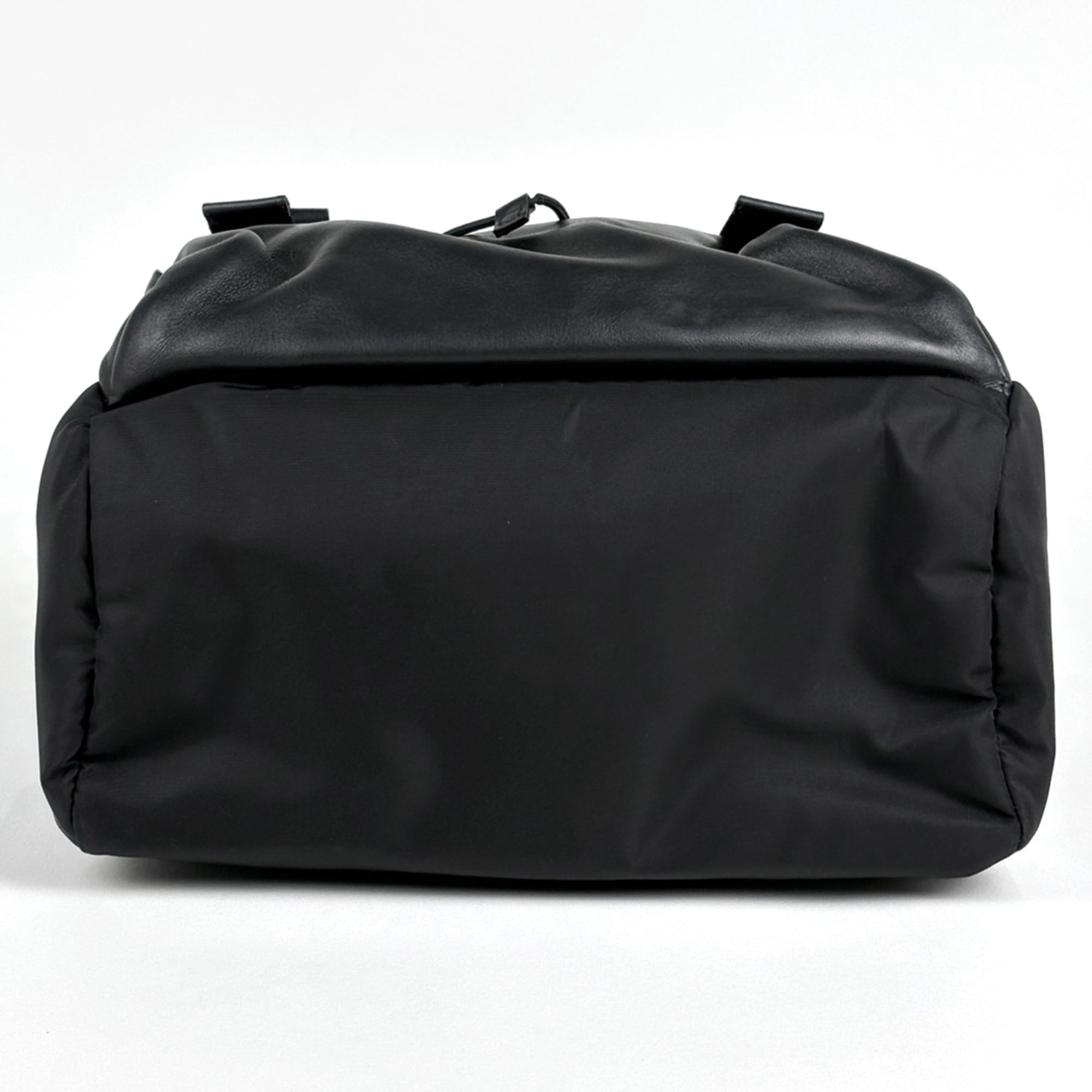 Prada Black Tessuto Leather Backpack (Pre-Owned)