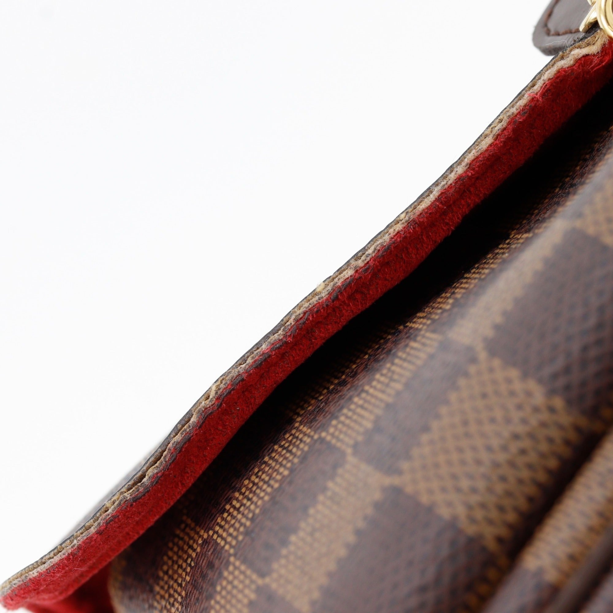 Louis Vuitton Damier Brown Damier Canvas Shoulder Bag (Pre-Owned)