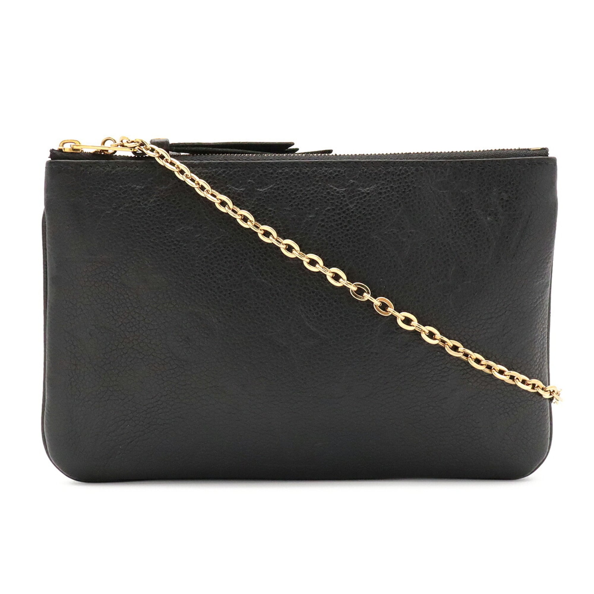 Louis Vuitton Noir Monogram Empreinte Leather Pochette Shoulder Bag (Pre-Owned)