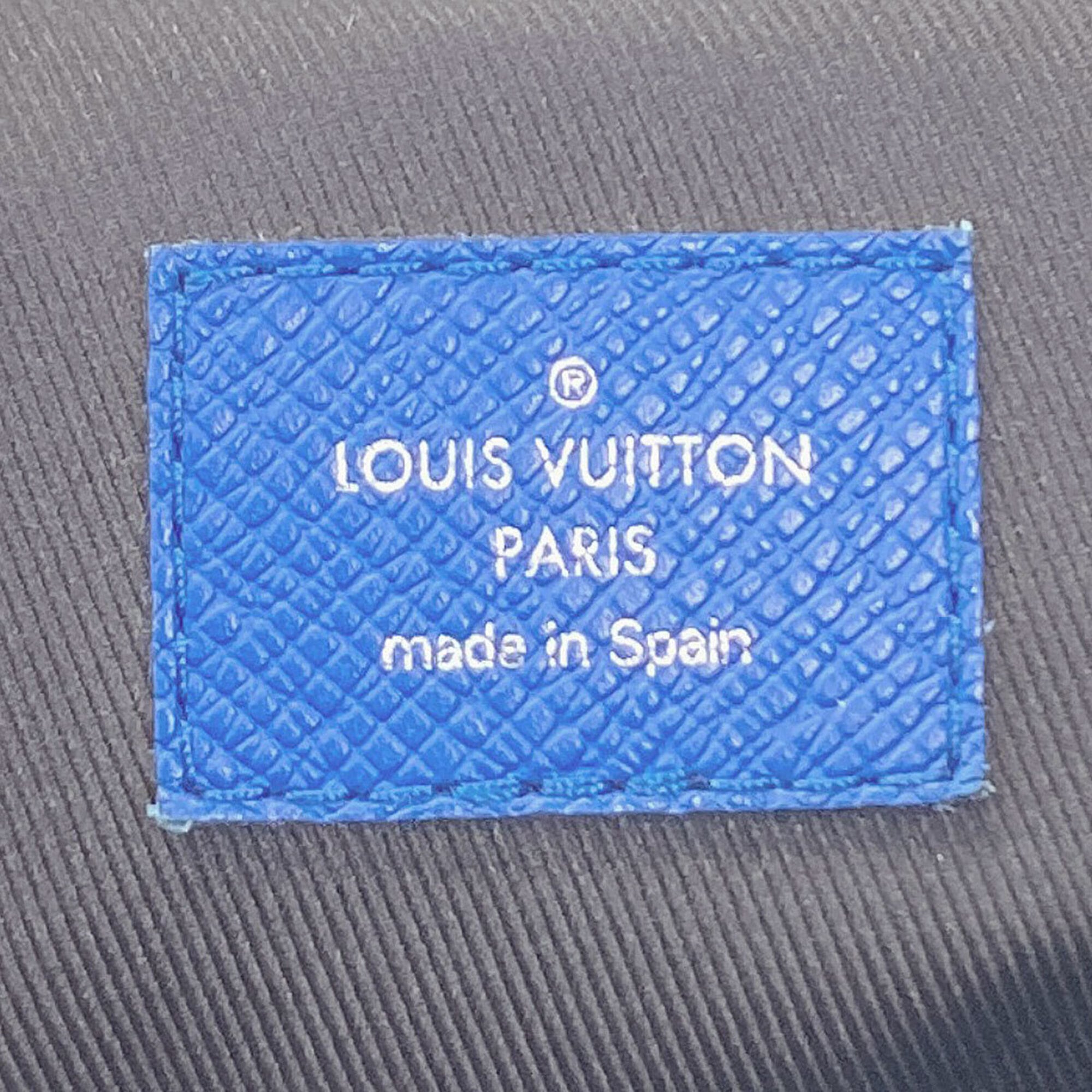 Louis Vuitton Taigarama Taiga Leather Handbag Tote Bag (Pre-Owned)