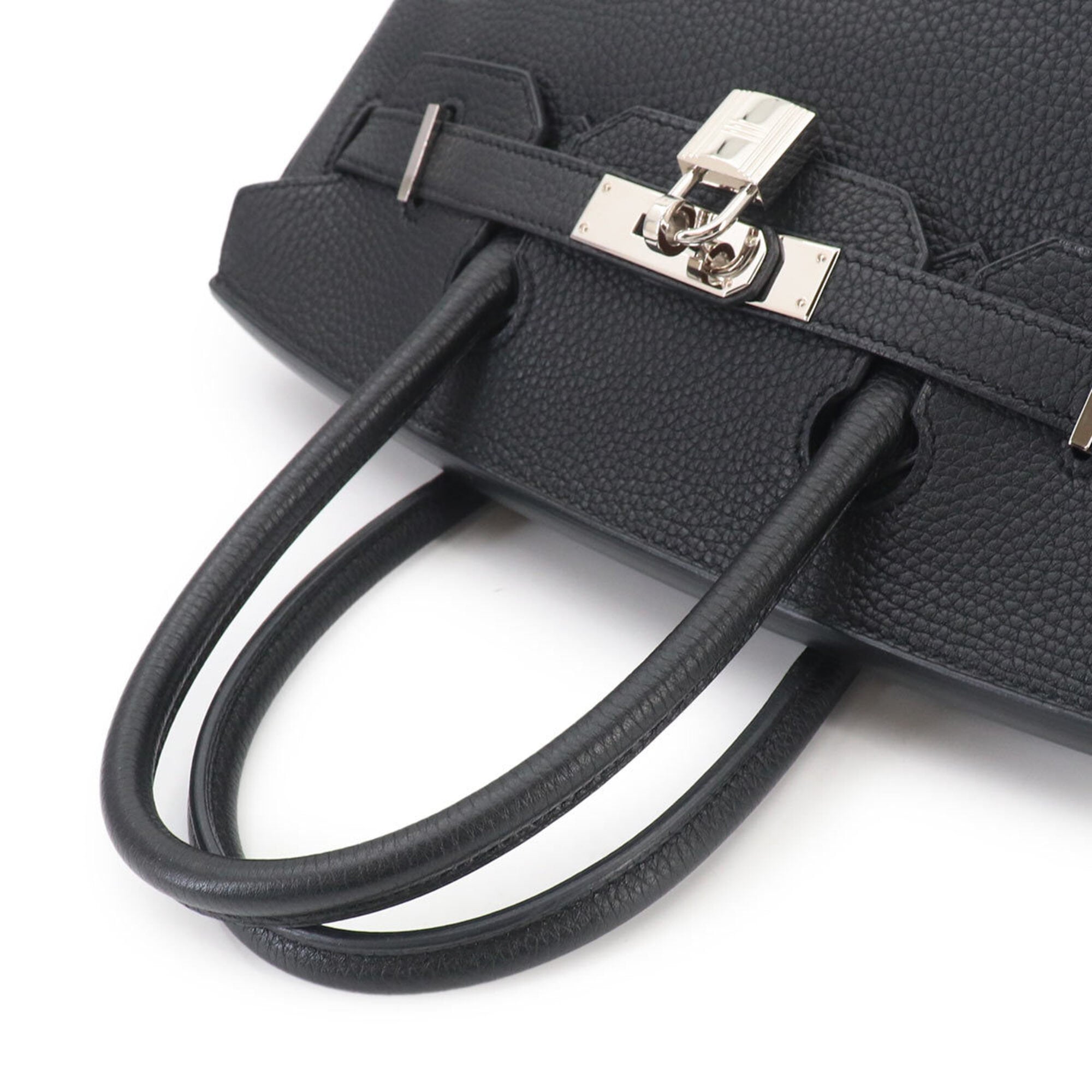Hermes Black Togo Leather Handbag (Pre-Owned)