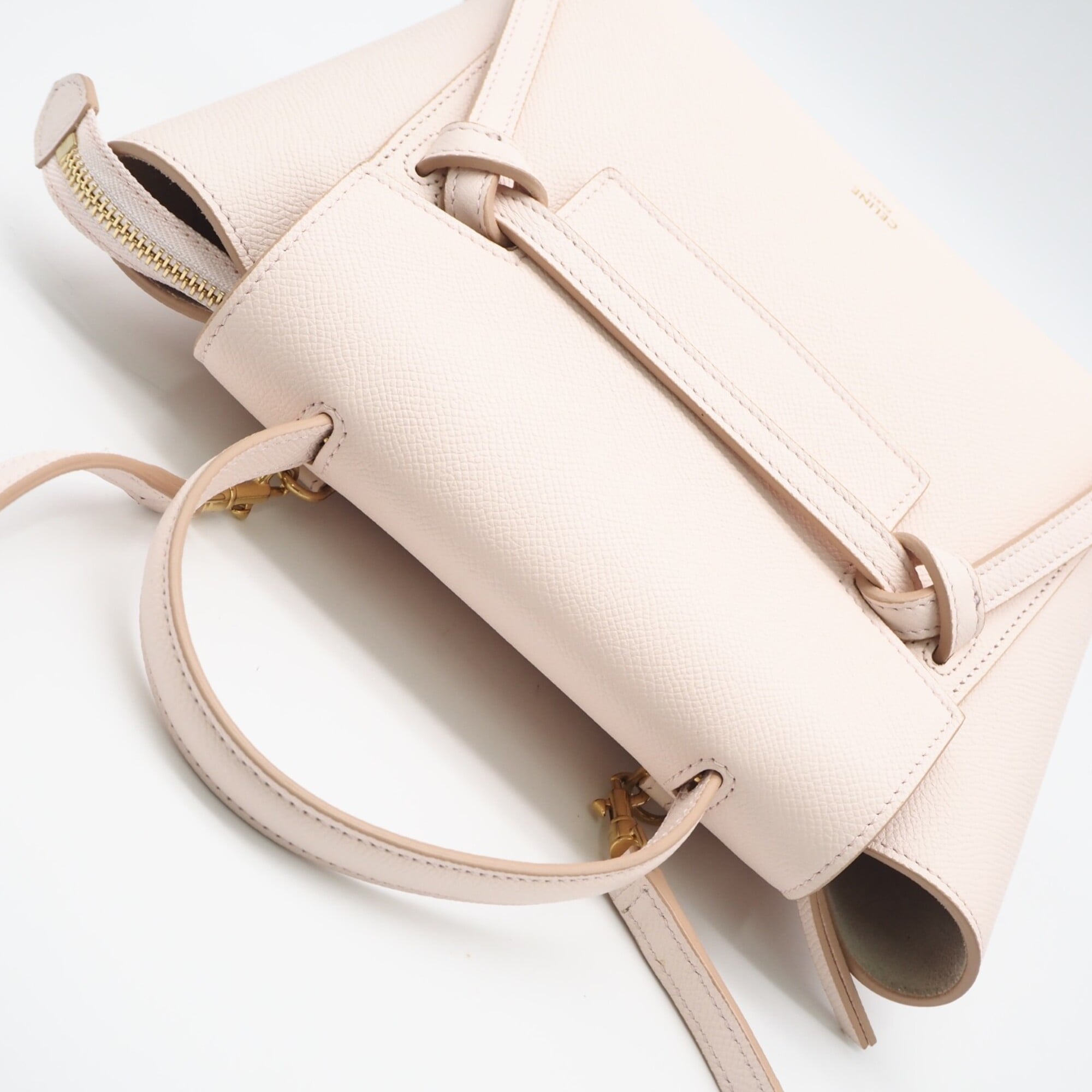 Celine Pink Leather Handbag Shoulder Bag (Pre-Owned)