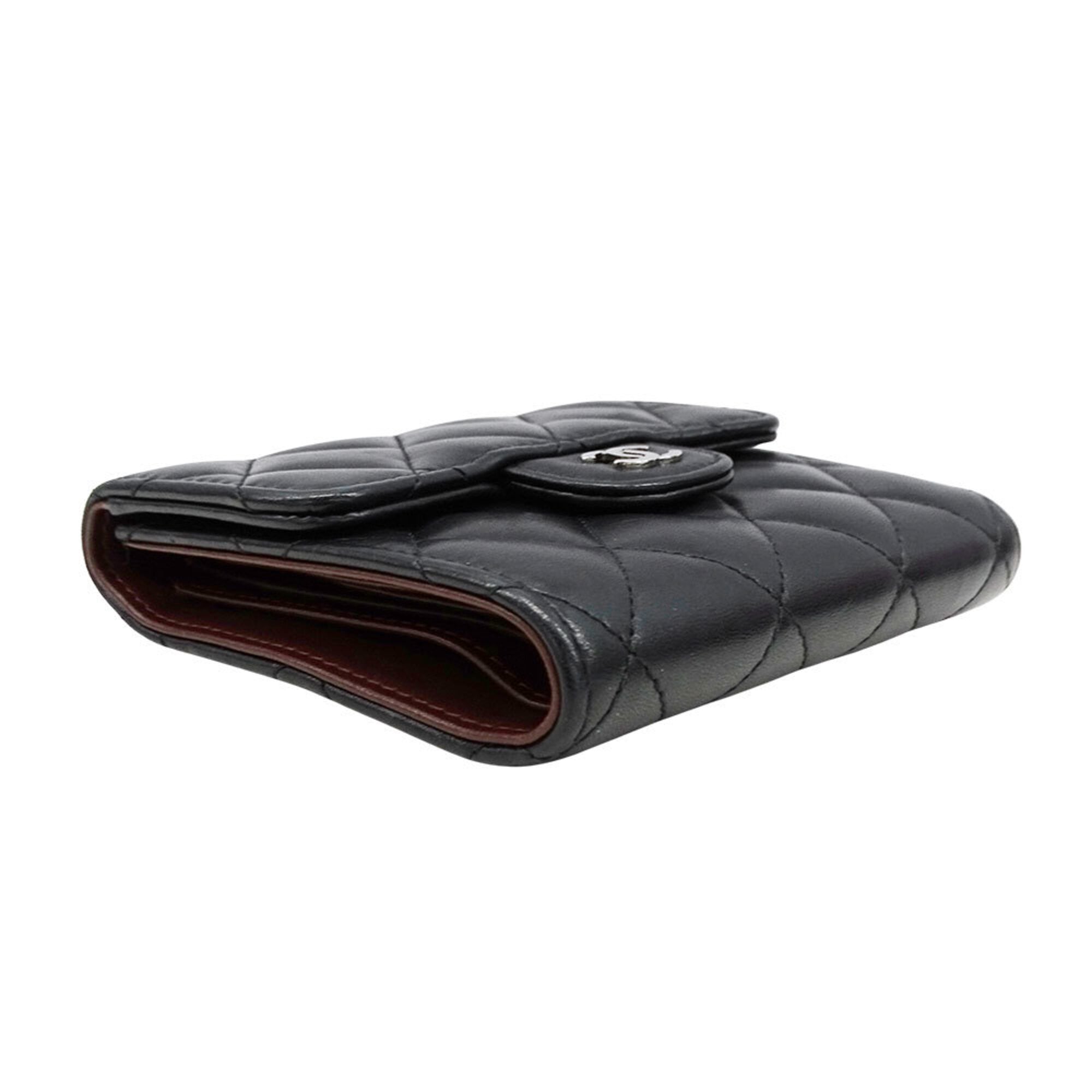 Chanel Black Wallet (Tri-Fold) (Pre-Owned)