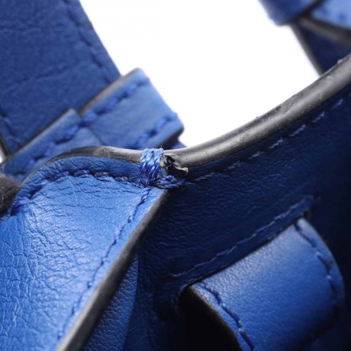Loewe Black Blue Leather Handbag (Pre-Owned)