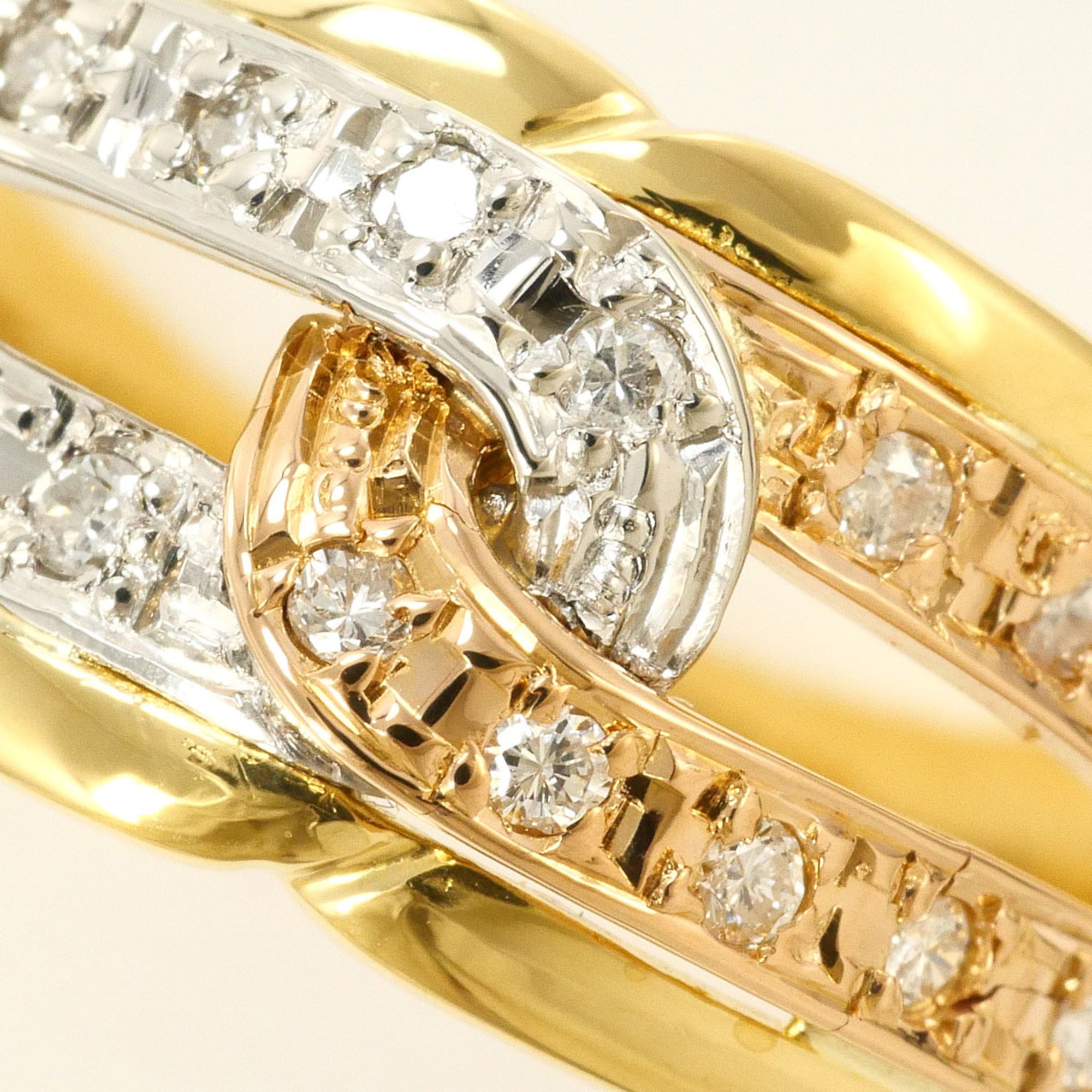 Unbranded Pink Gold Platinum Yellow Gold Yellow Gold (18K) Pink Gold (18K) Platinum 900 Band Ring (Pre-Owned)