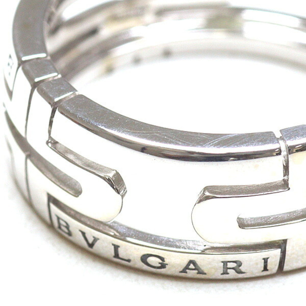Bvlgari White Gold White Gold (18K) Band Ring (Pre-Owned)
