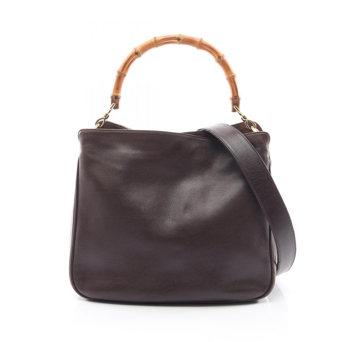 Gucci Brown Leather Handbag (Pre-Owned)