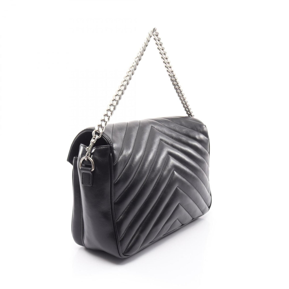 Saint Laurent Black Leather Handbag (Pre-Owned)