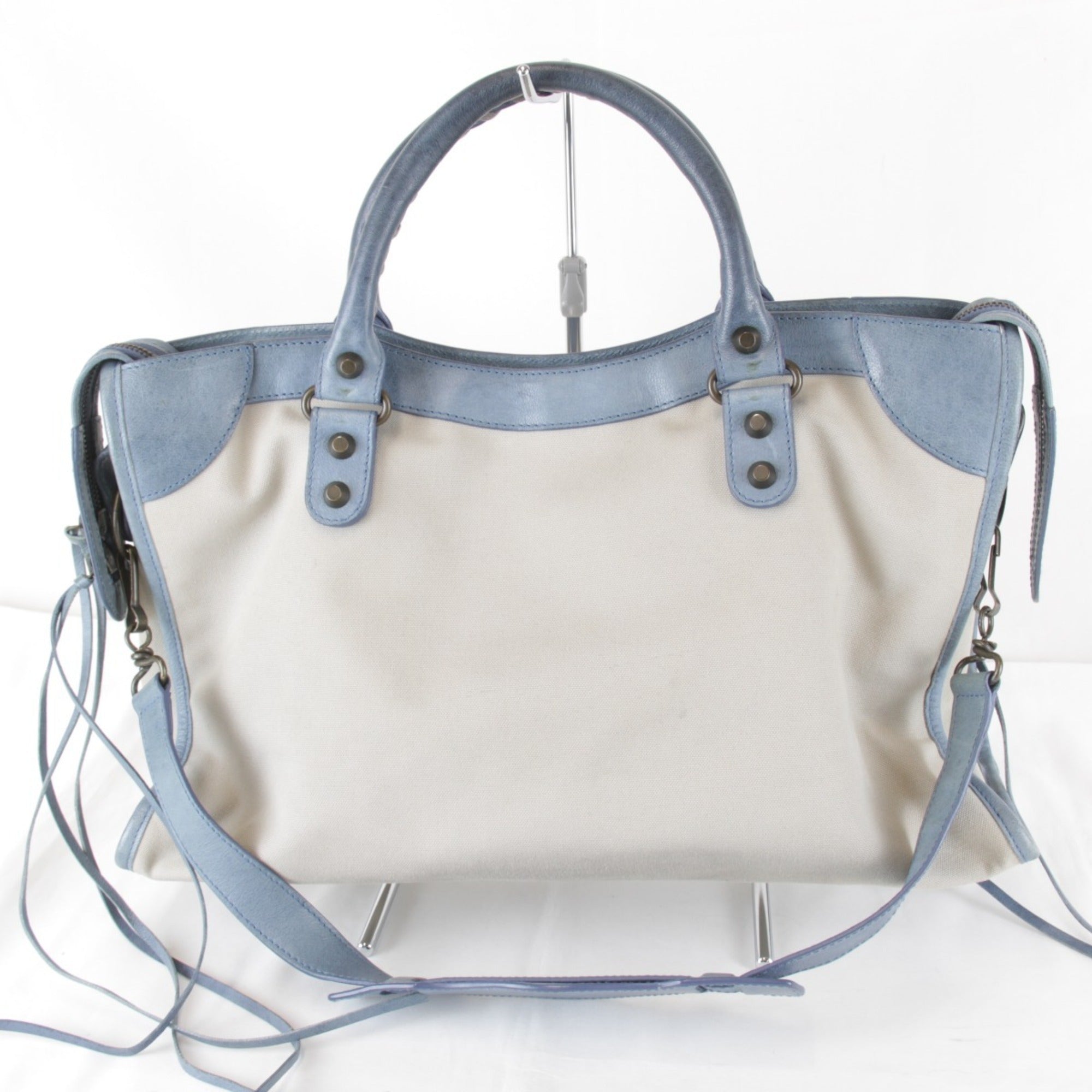 Balenciaga Beige Canvas Handbag (Pre-Owned)