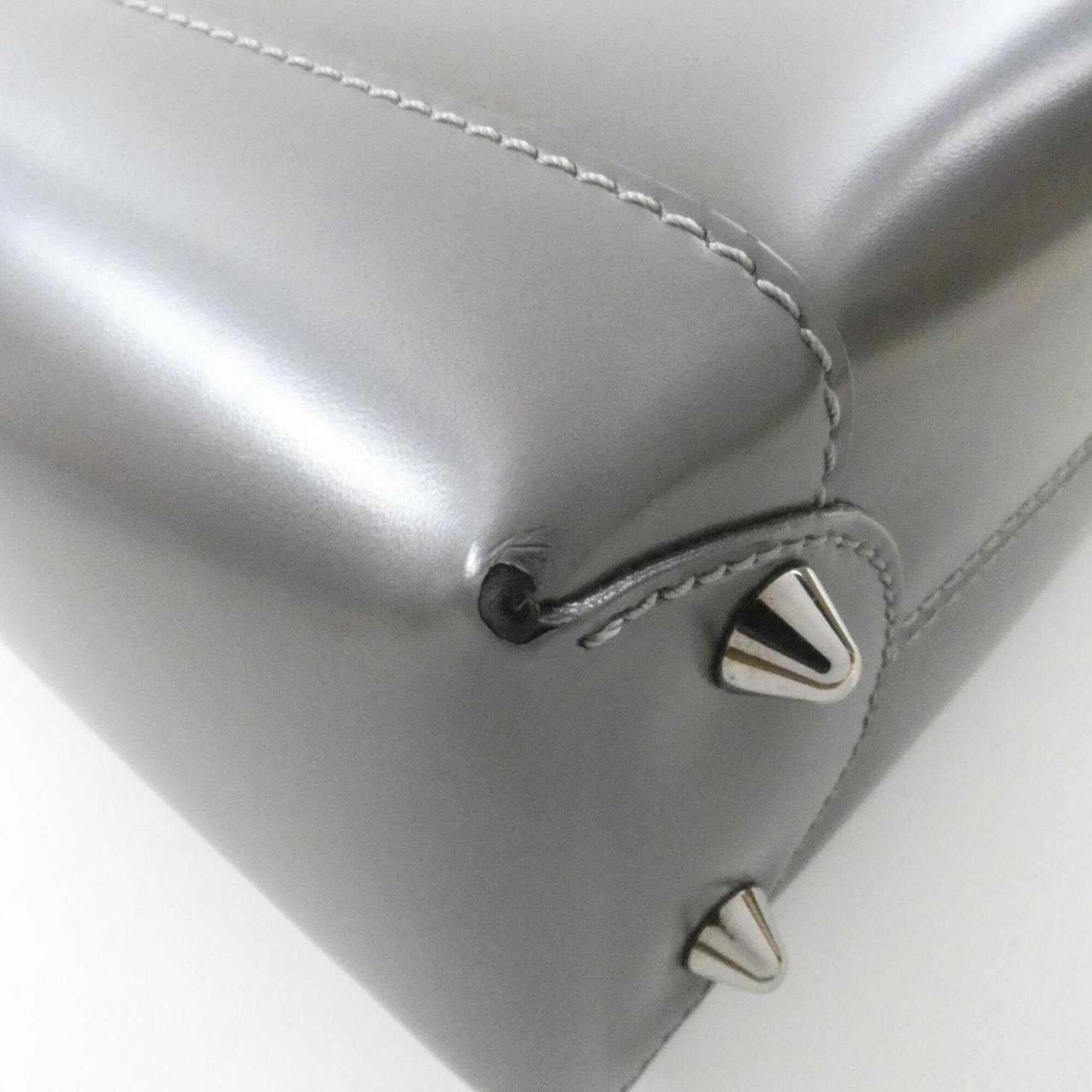 Christian Dior Gray Leather Handbag (Pre-Owned)