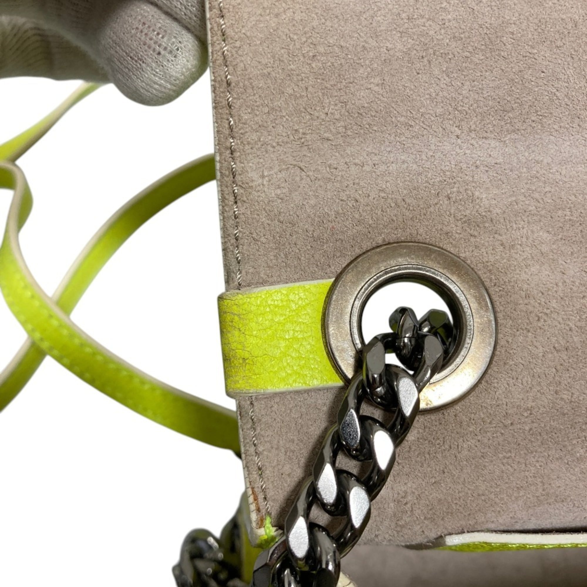 Jimmy Choo Yellow Shoulder Bag (Pre-Owned)