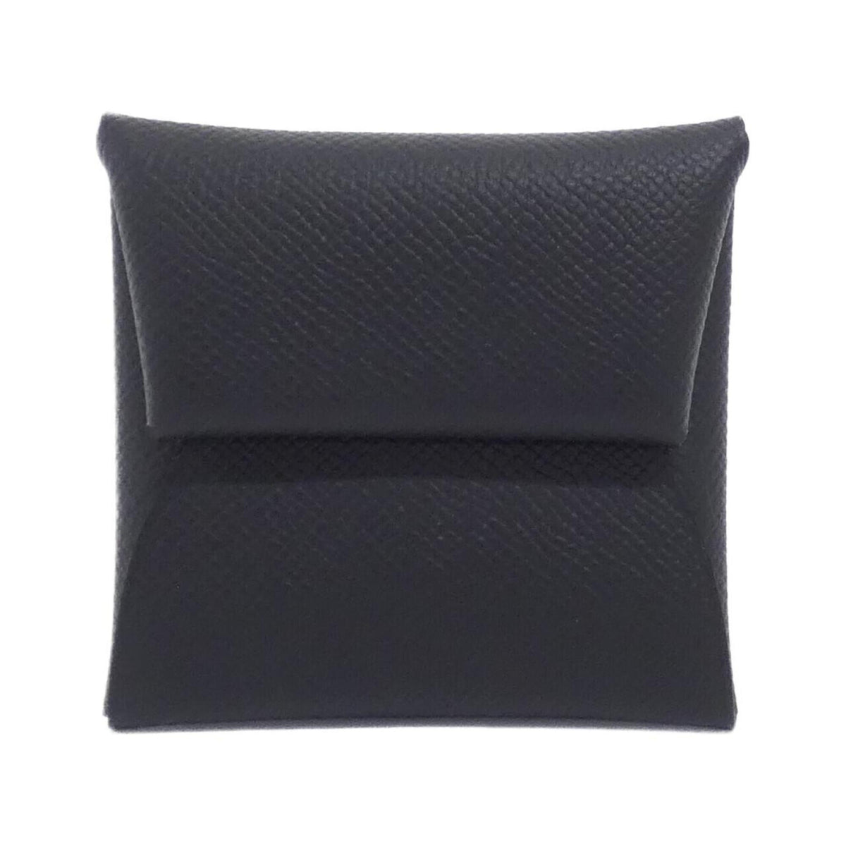 Hermes Black Epsom Leather Coin Purse/Coin Case (Pre-Owned)