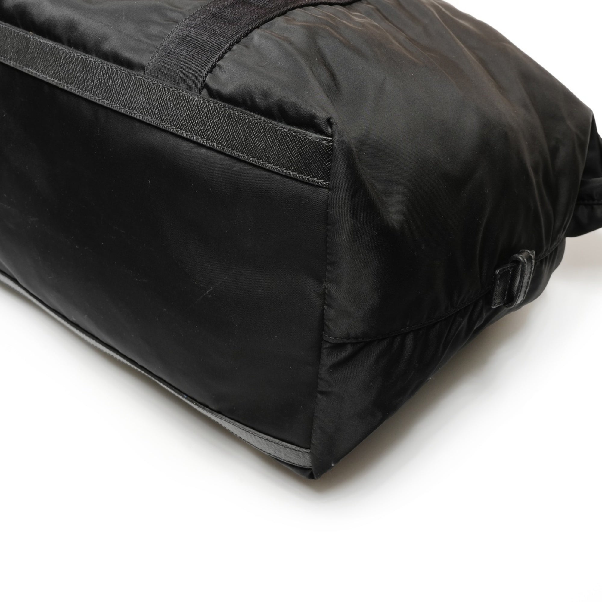 Prada Black Nylon Boston Bag (Pre-Owned)