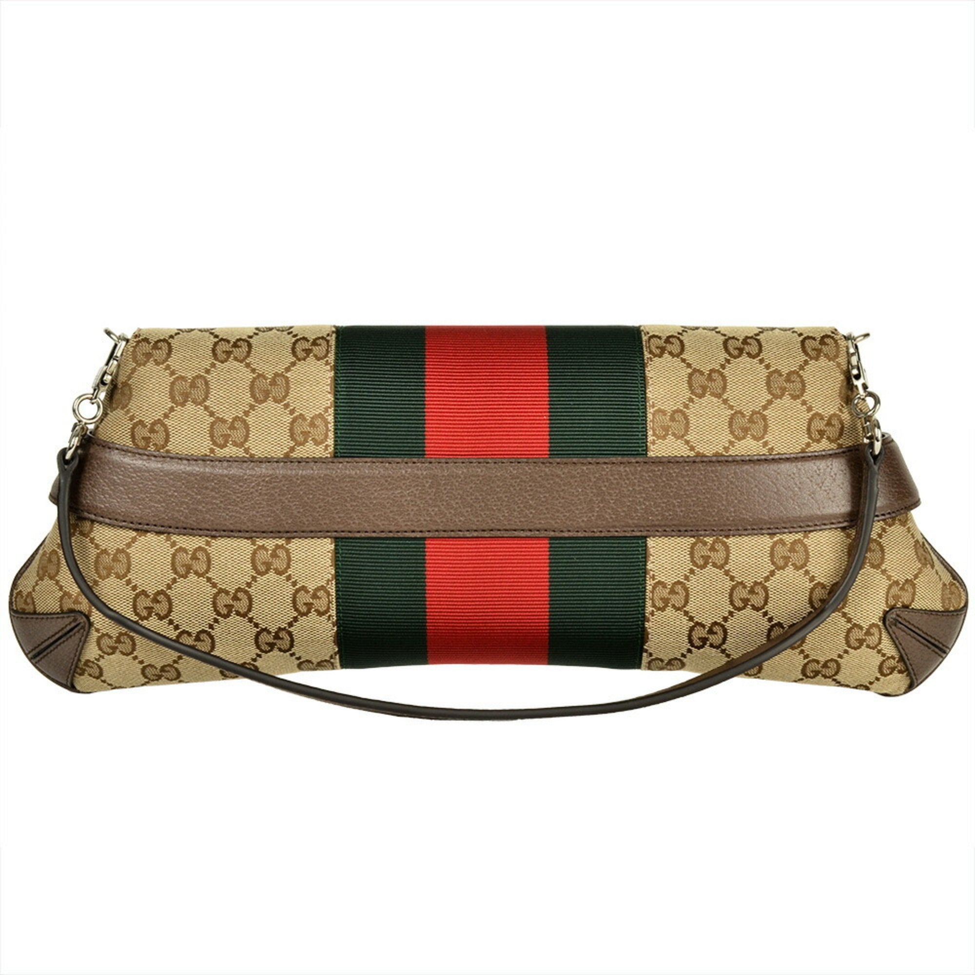 Gucci Beige Gg Canvas Handbag (Pre-Owned)
