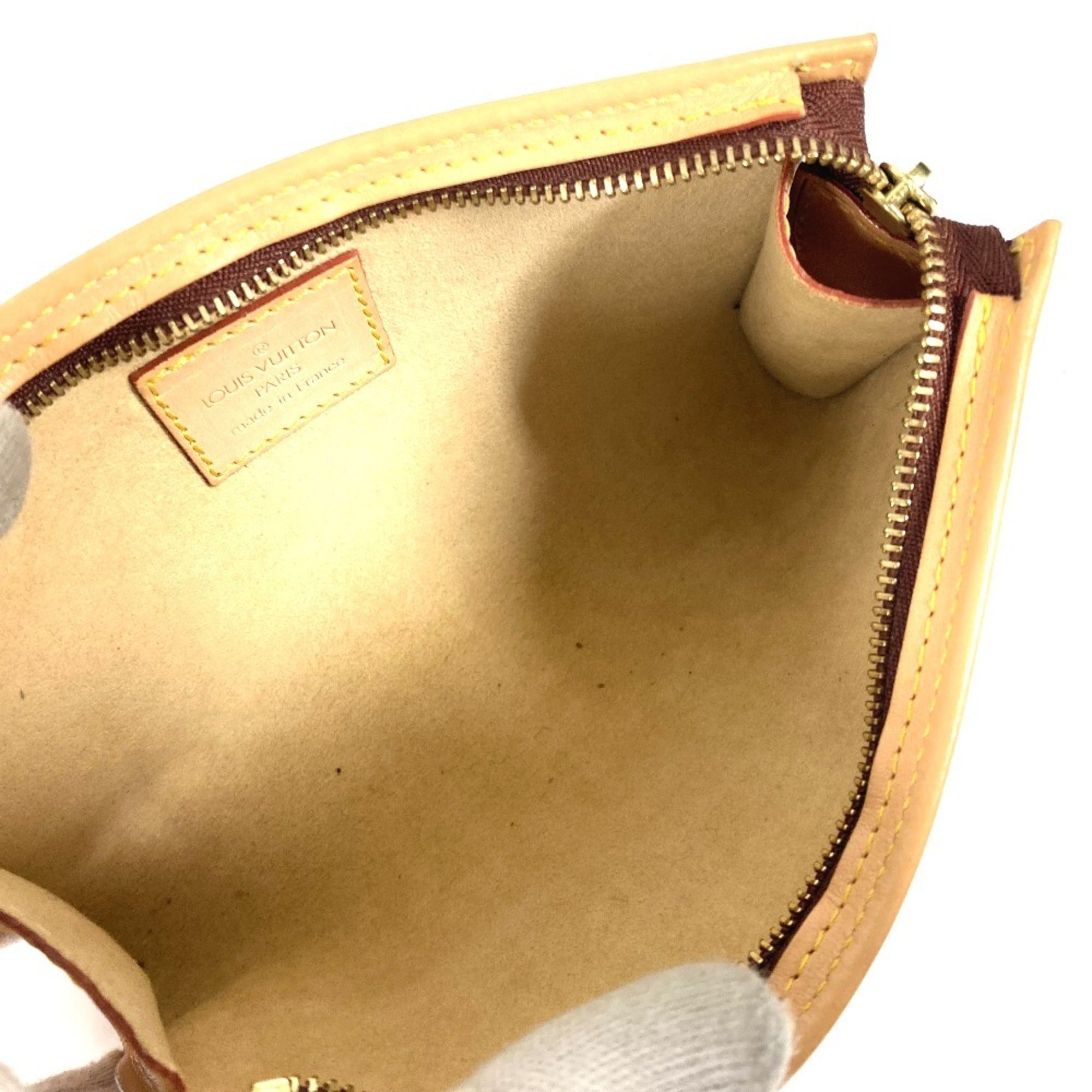 Louis Vuitton Beige Nomade Leather Shoulder Bag Tote Bag (Pre-Owned)
