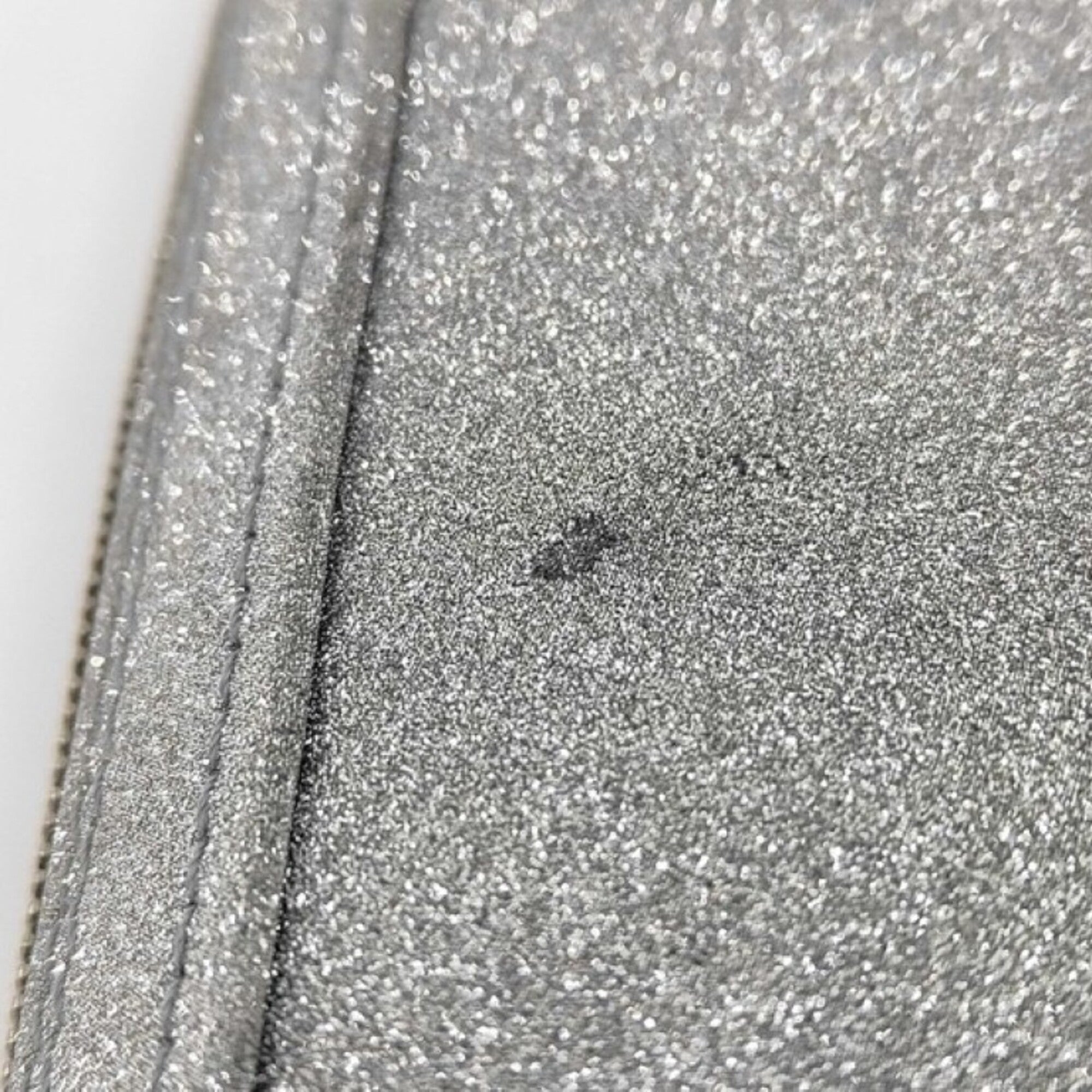 Balenciaga Silver Leather Clutch Bag (Pre-Owned)