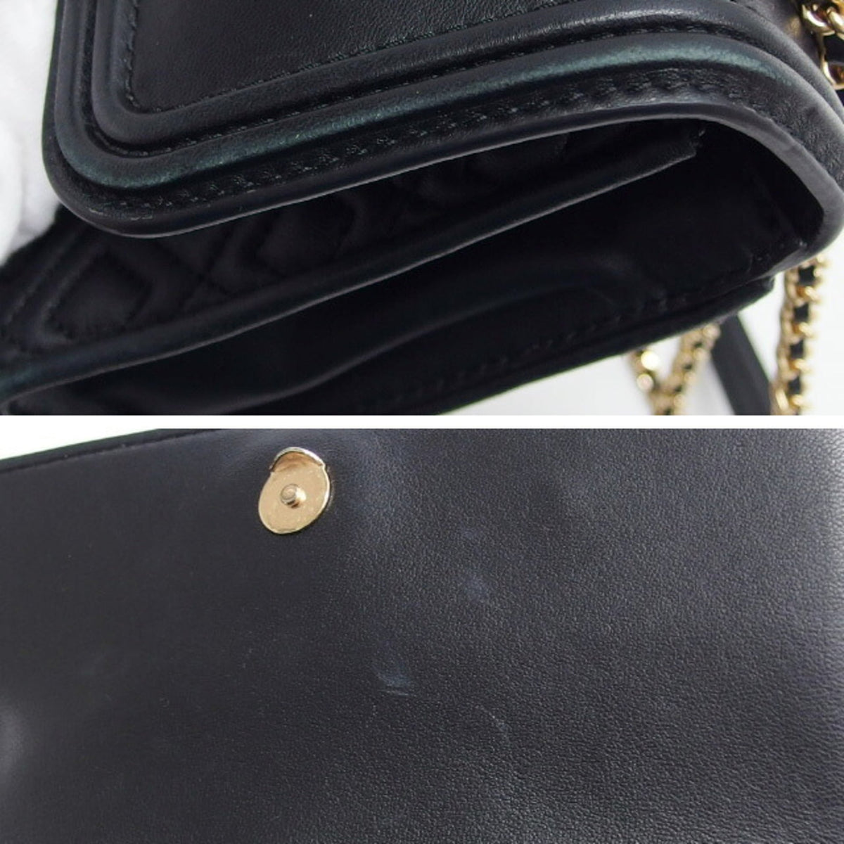 Tory Burch Black Leather Shoulder Bag (Pre-Owned)