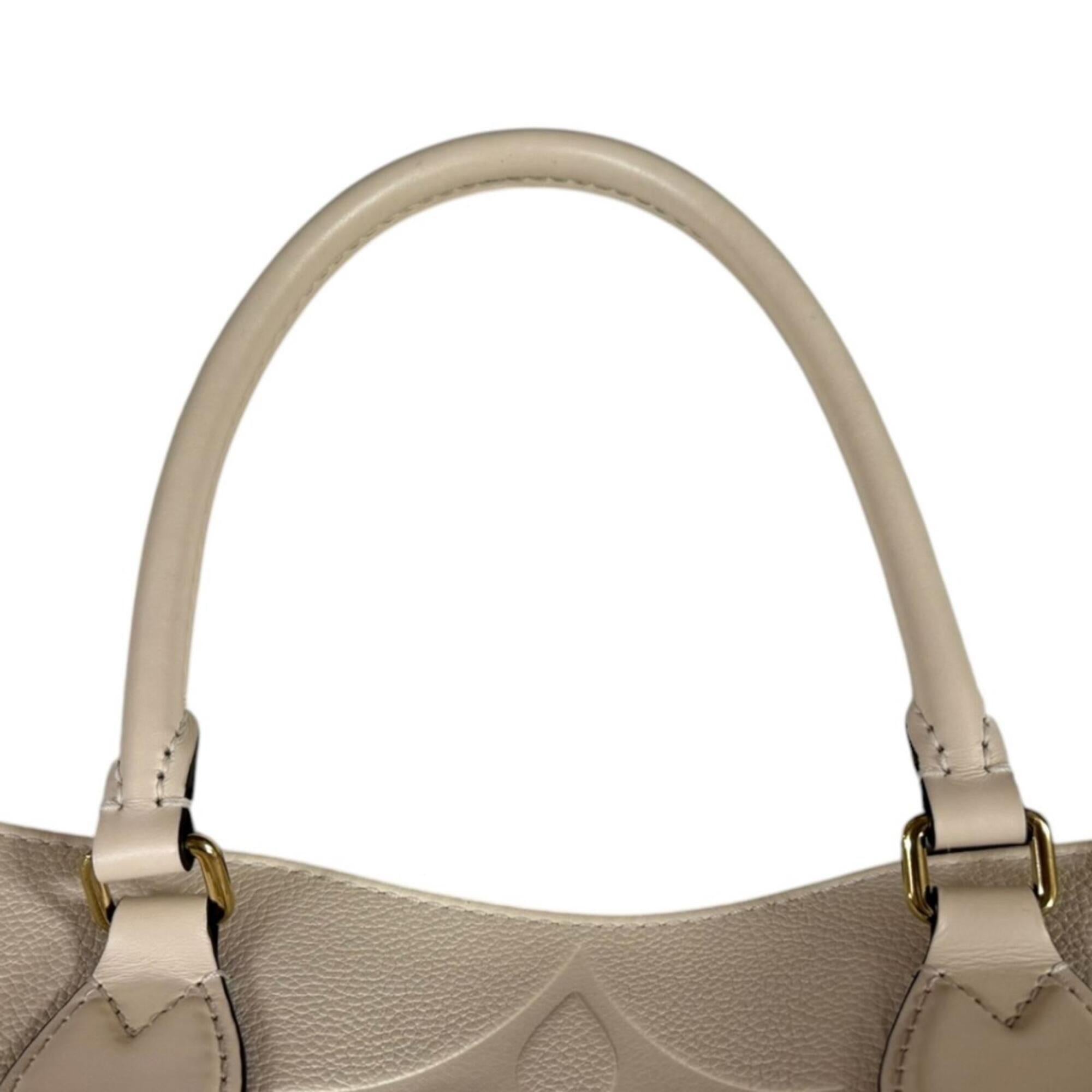 Louis Vuitton Beige Off-White Monogram Empreinte Shoulder Bag (Pre-Owned)