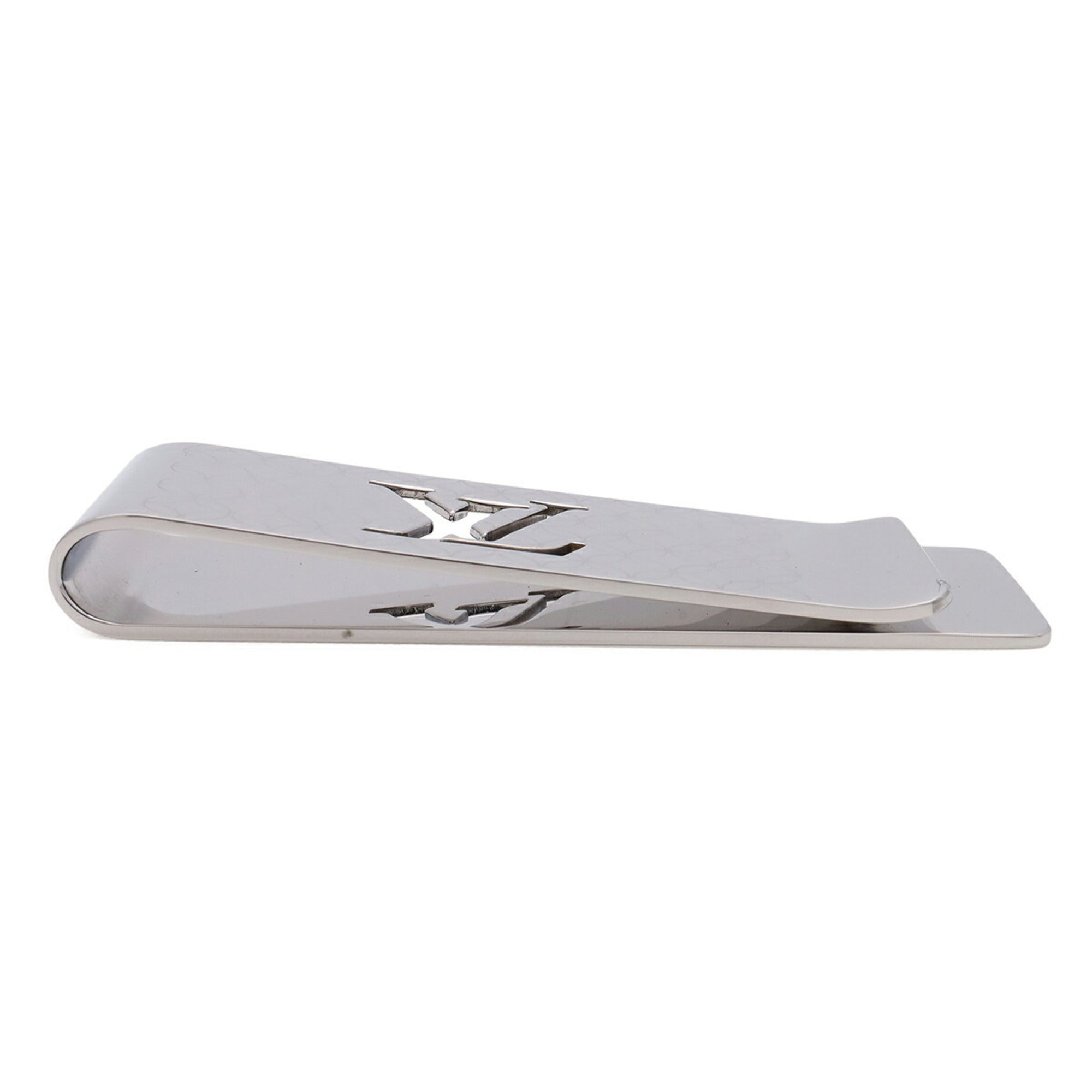 Louis Vuitton Silver Stainless Steel Money Clip (Pre-Owned)
