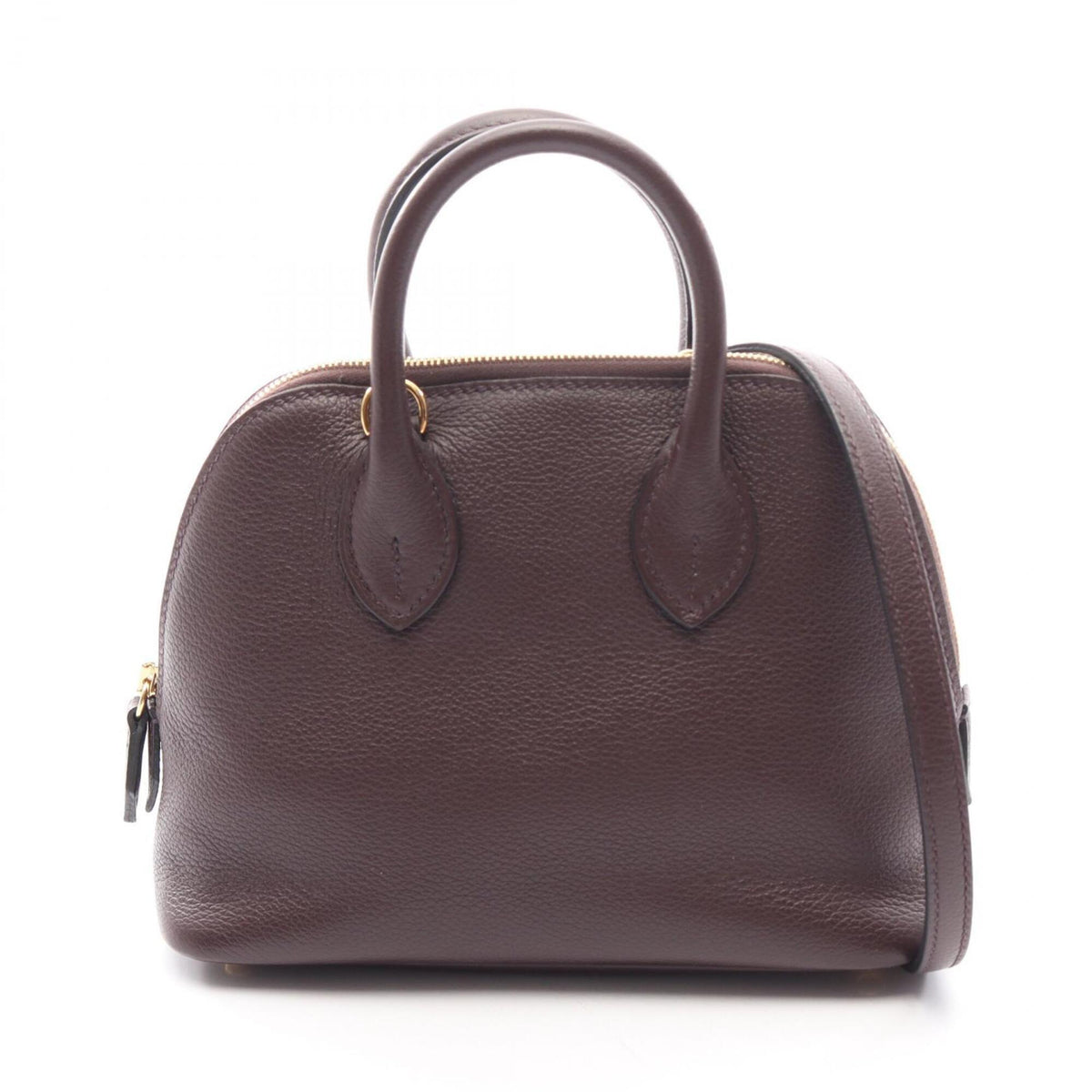 Hermes Brown Pink Evercalf Leather Leather Handbag (Pre-Owned)