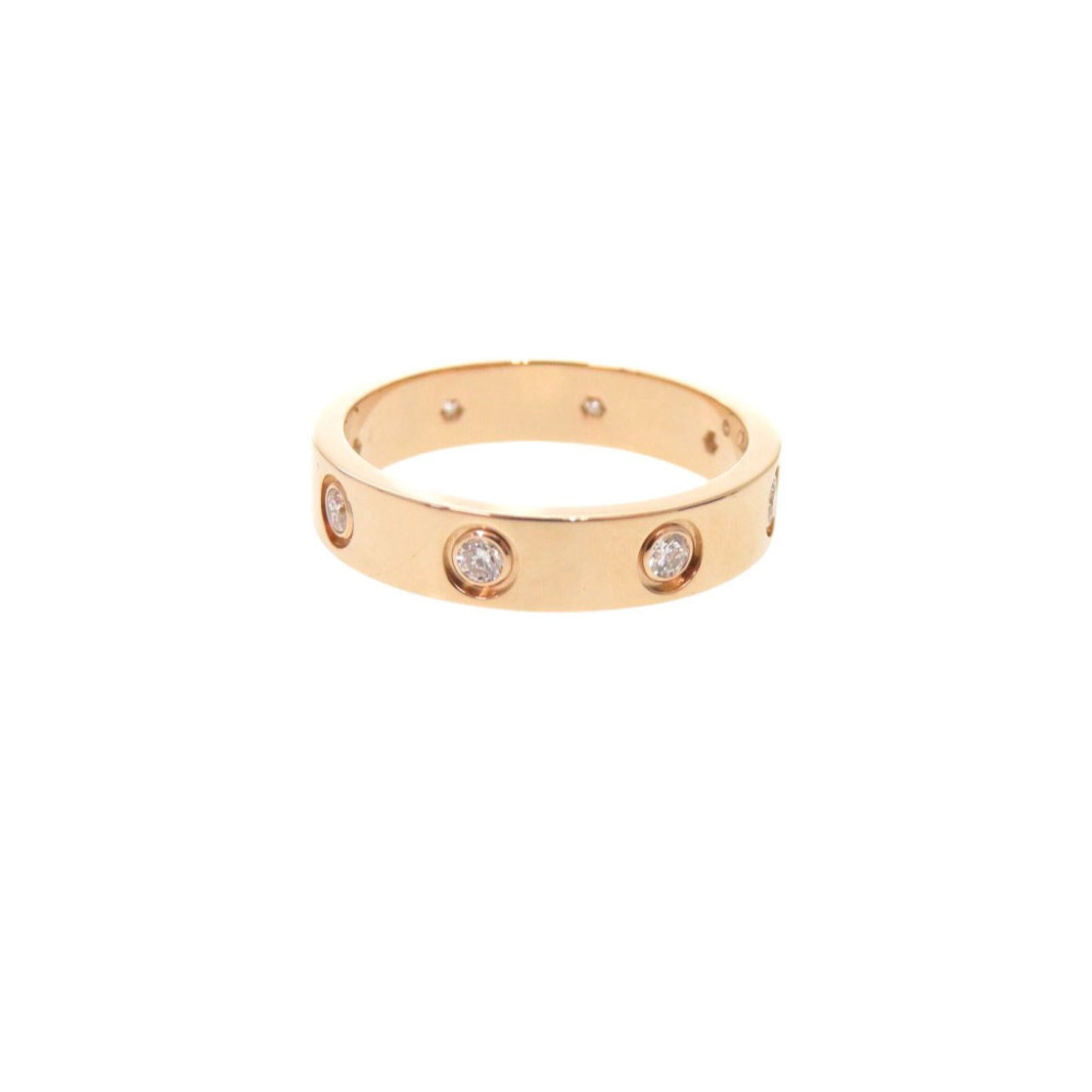 Cartier Pink Gold Pink Gold (18K) Band Ring (Pre-Owned)
