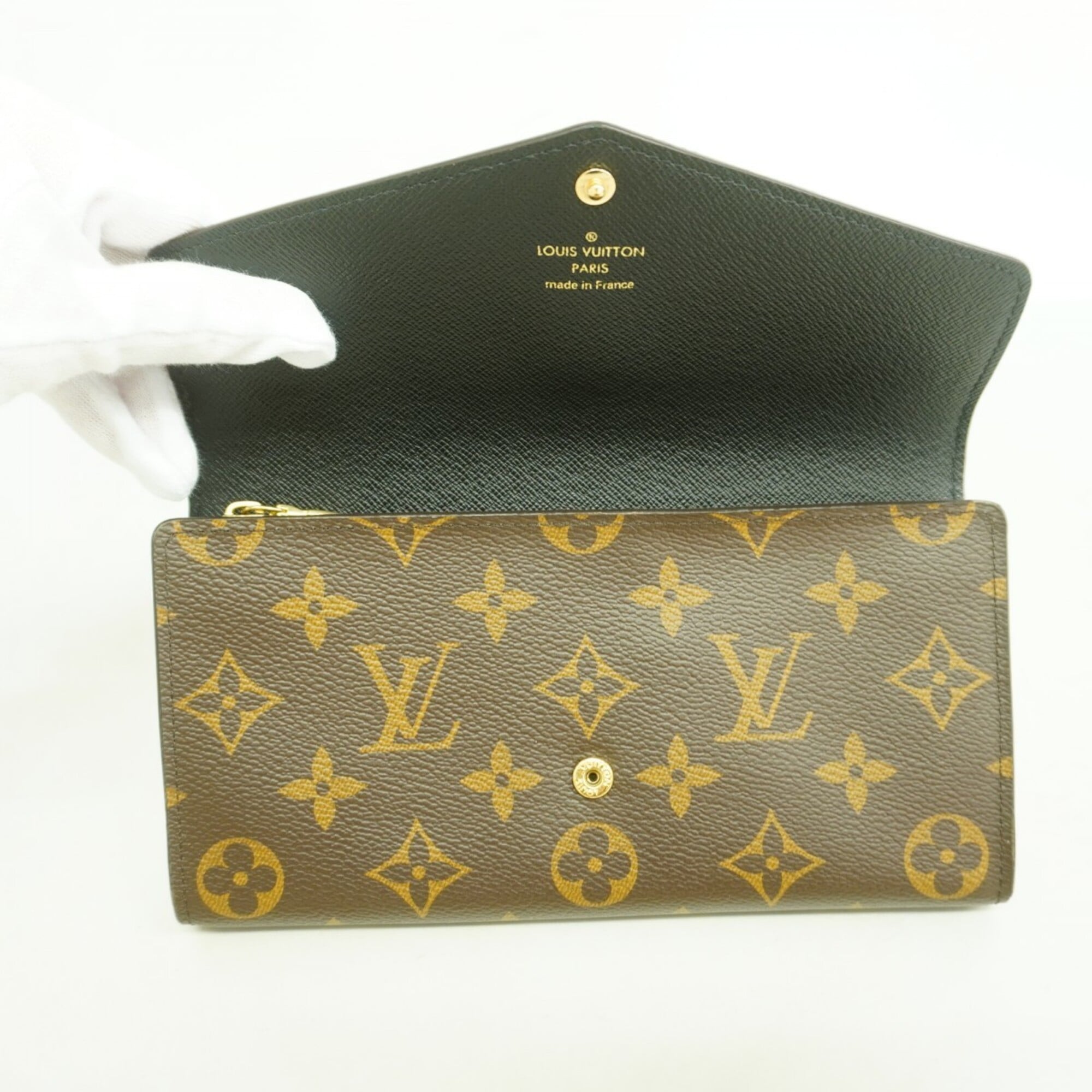 Louis Vuitton Brown Long Wallet (Bi-Fold) (Pre-Owned)