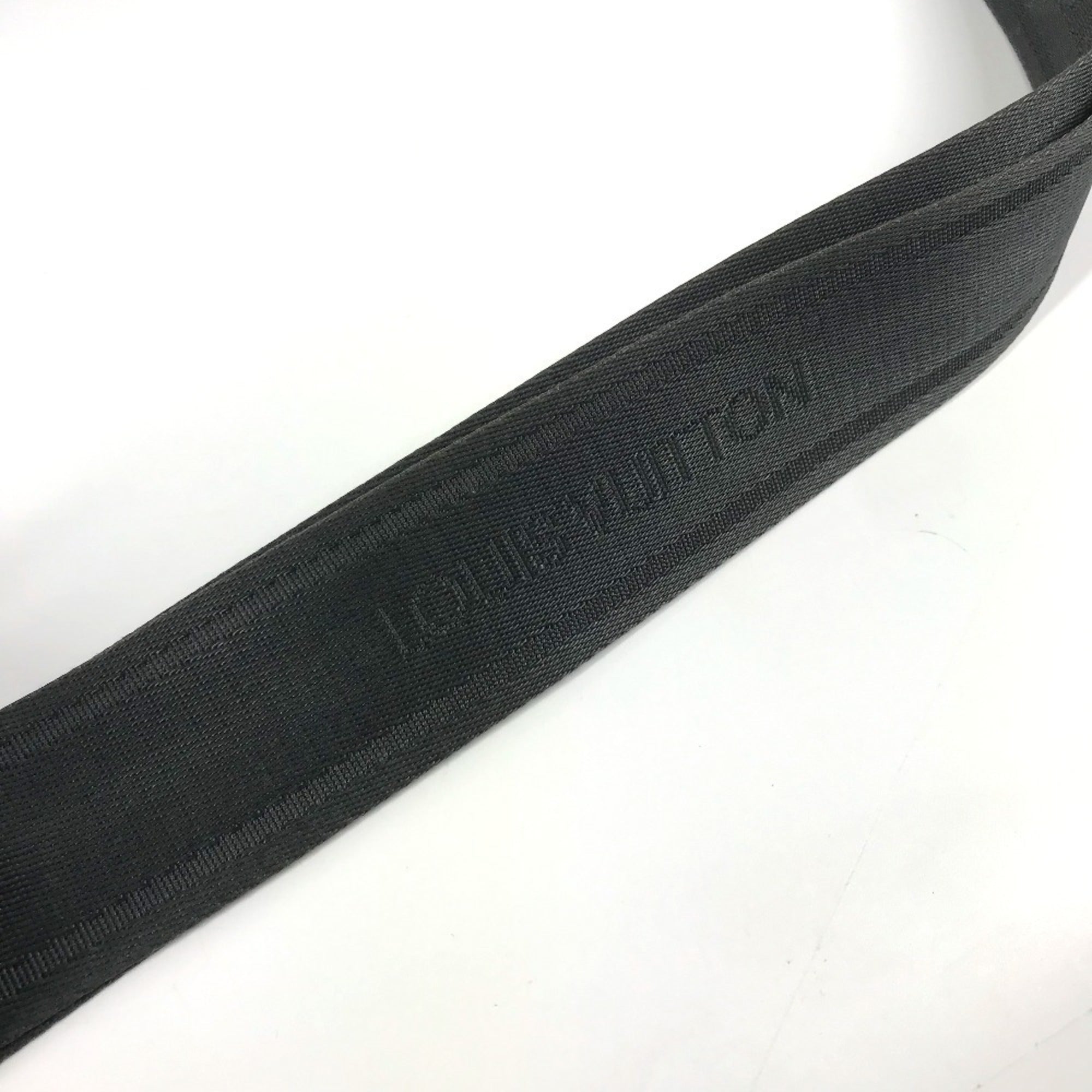 Louis Vuitton Ardoise Black Taiga Leather Leather Messenger Bag Shoulder Bag (Pre-Owned)