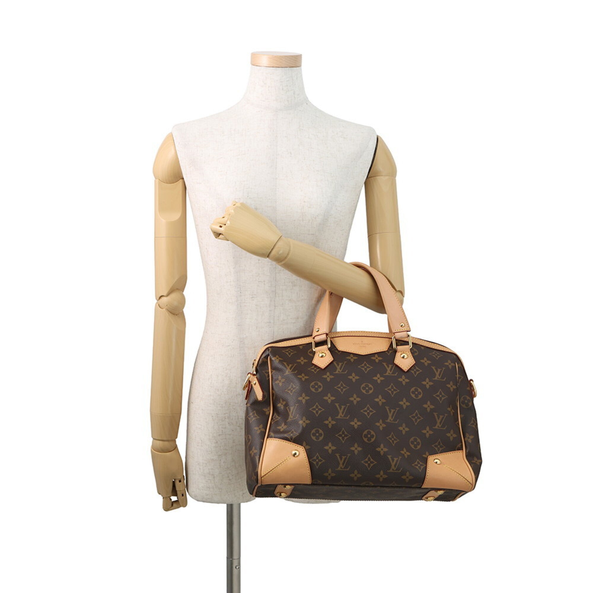 Louis Vuitton Monogram Beige Monogram Handbag Shoulder Bag (Pre-Owned)