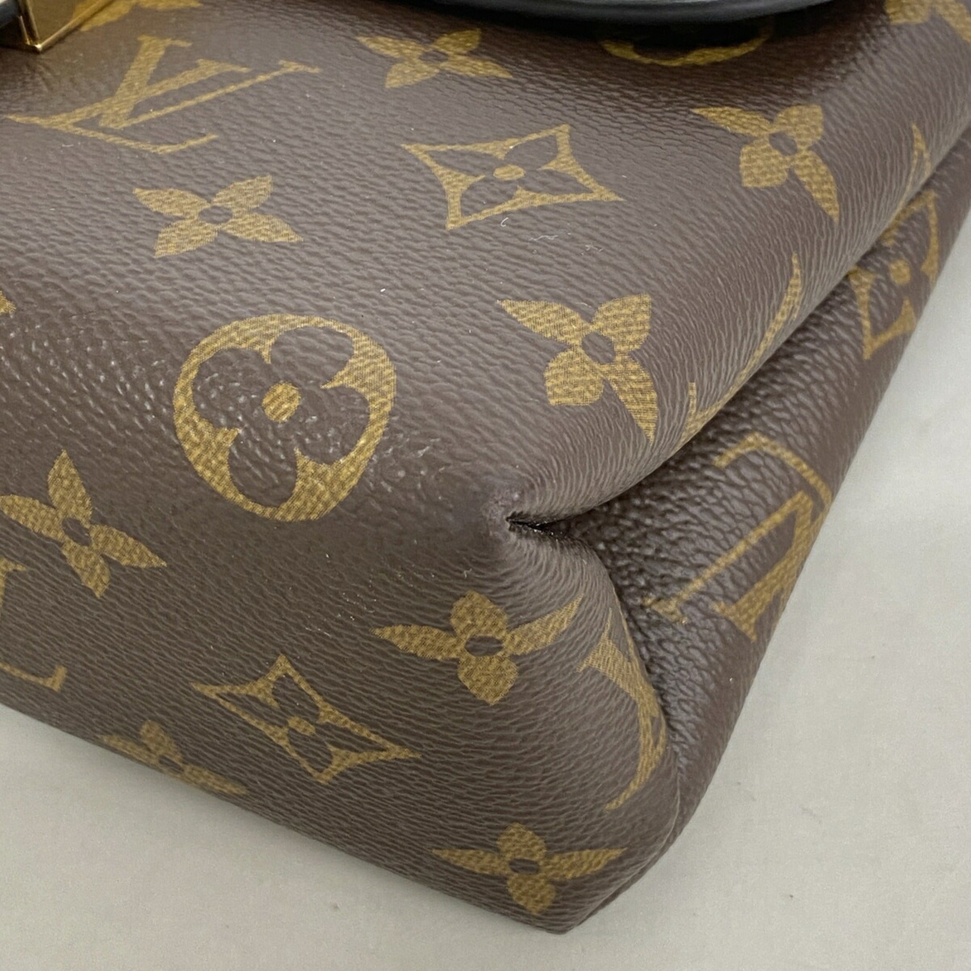 Louis Vuitton Brown Cream Handbag (Pre-Owned)