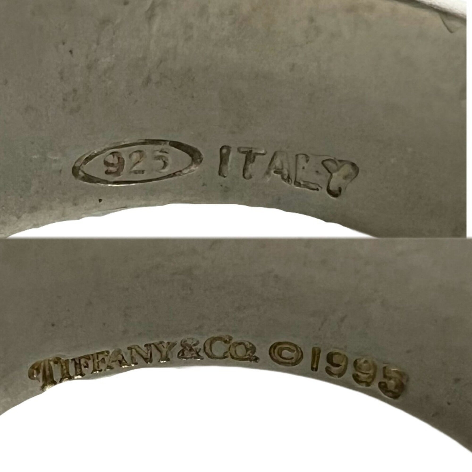 Tiffany Silver Silver 925 Band Ring (Pre-Owned)