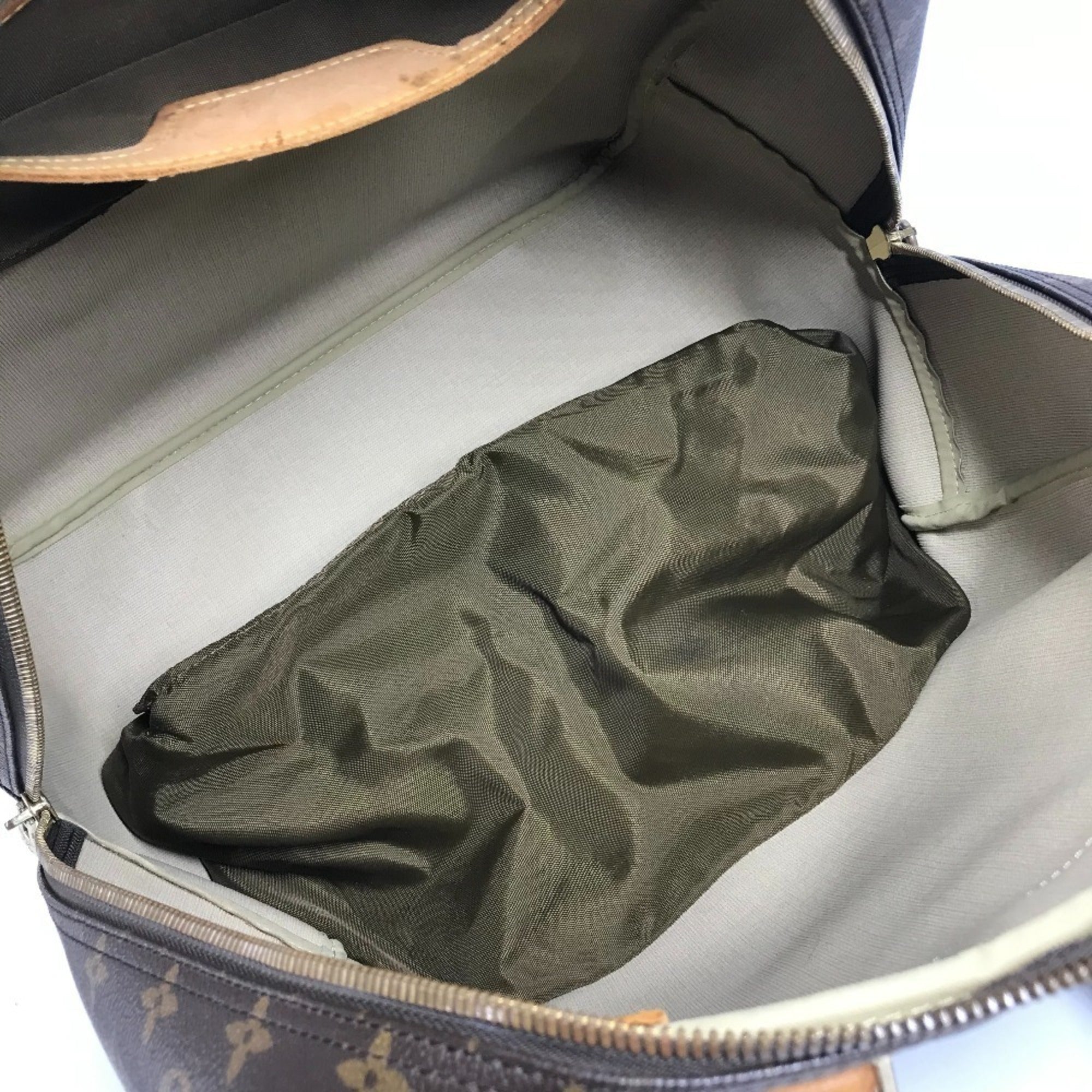 Louis Vuitton Brown Monogram Boston Bag Handbag Tote Bag (Pre-Owned)