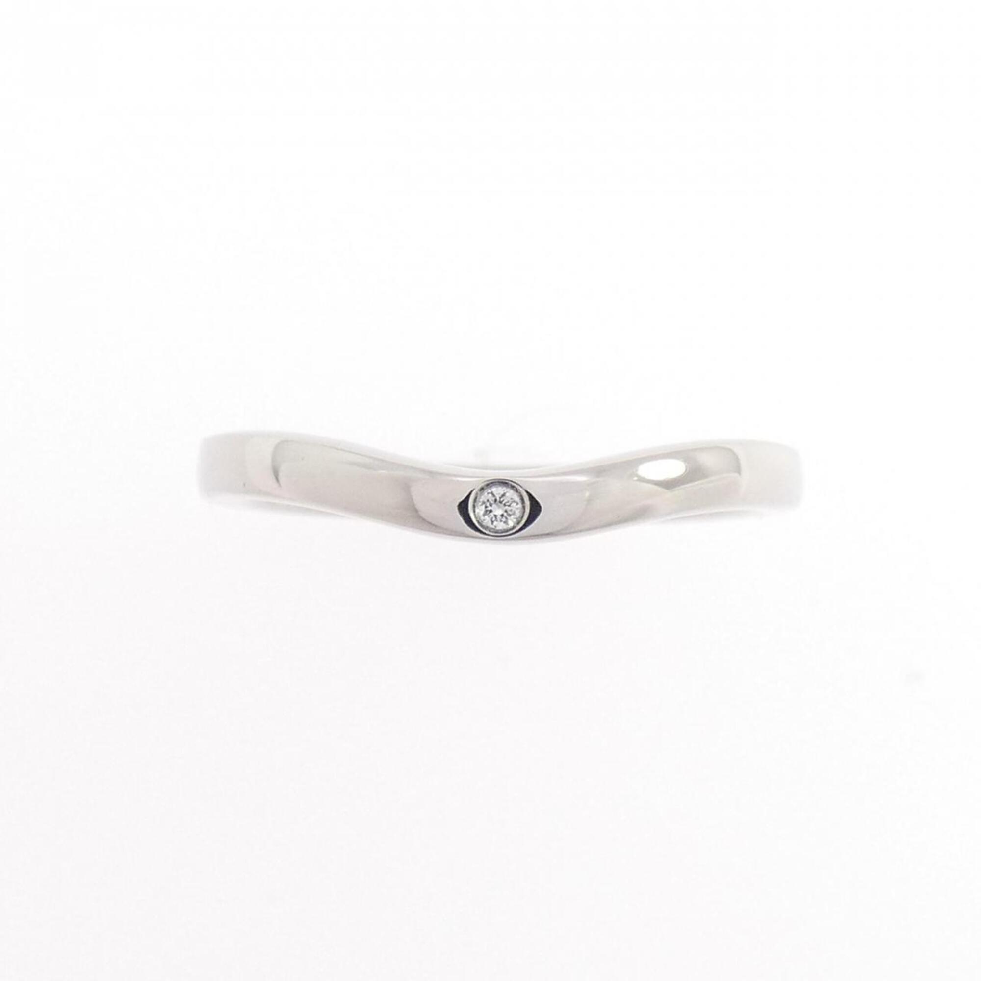 Cartier Platinum Platinum 950 Band Ring (Pre-Owned)