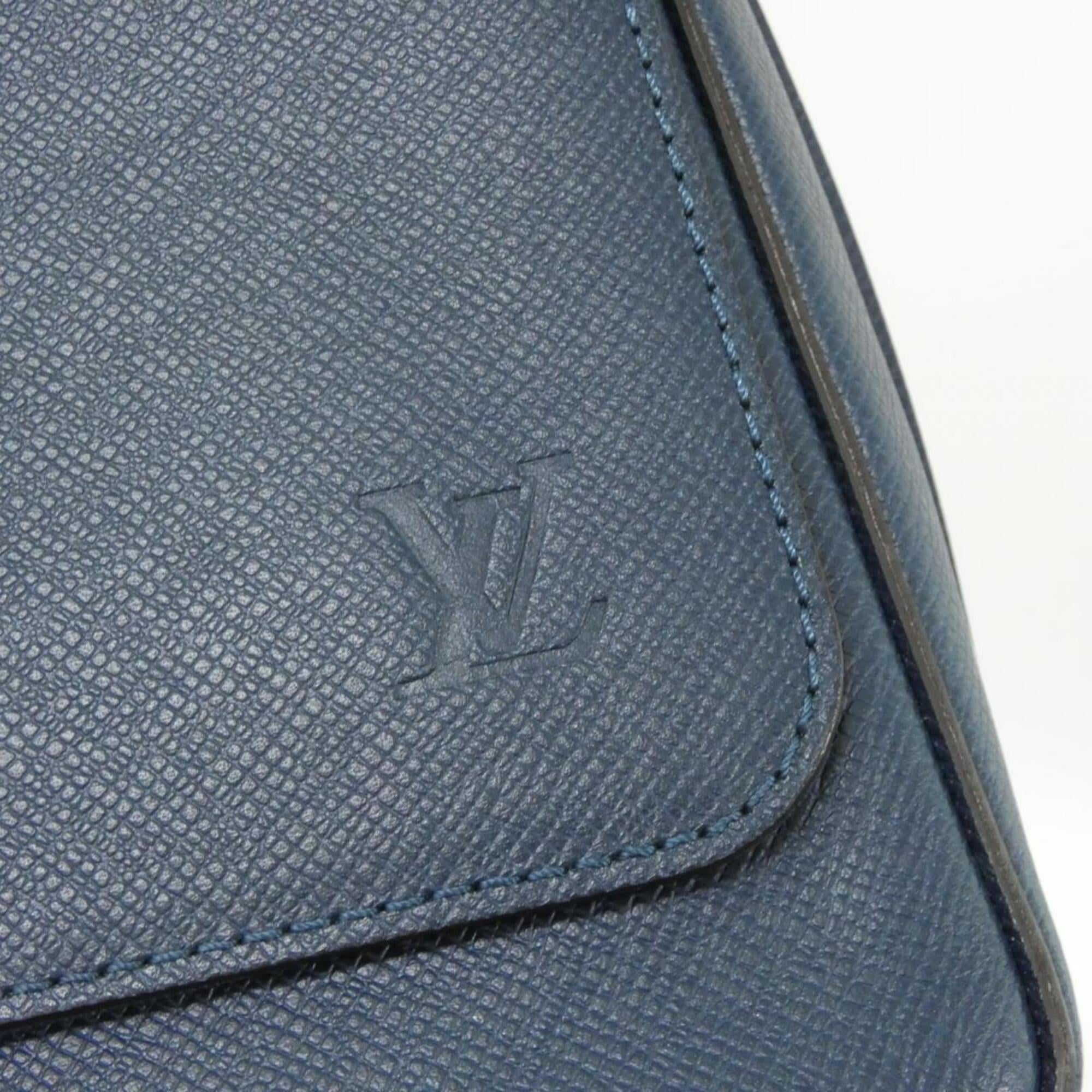 Louis Vuitton Ocean Leather Shoulder Bag (Pre-Owned)