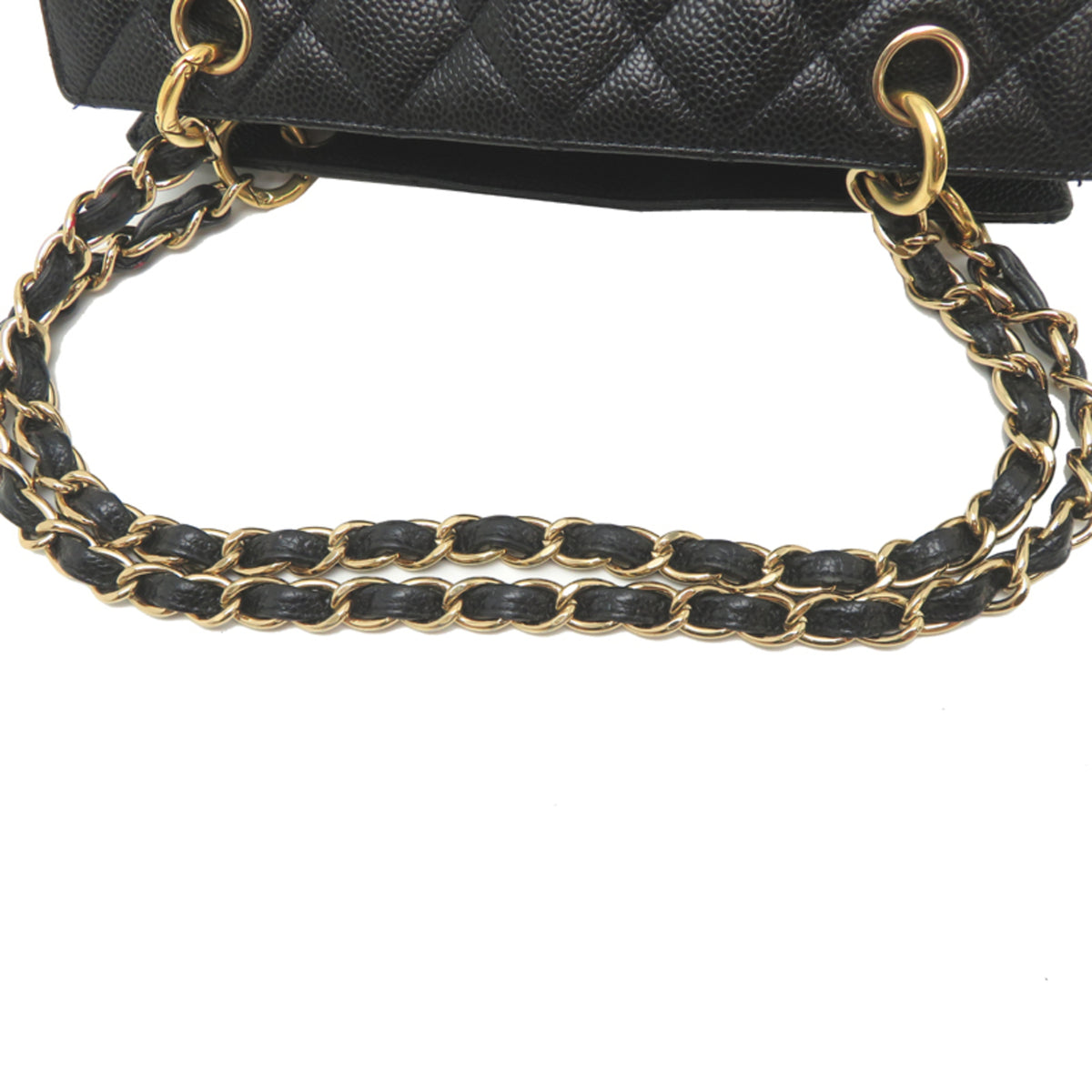 Chanel Black Grained Calfskin Tote Bag (Pre-Owned)