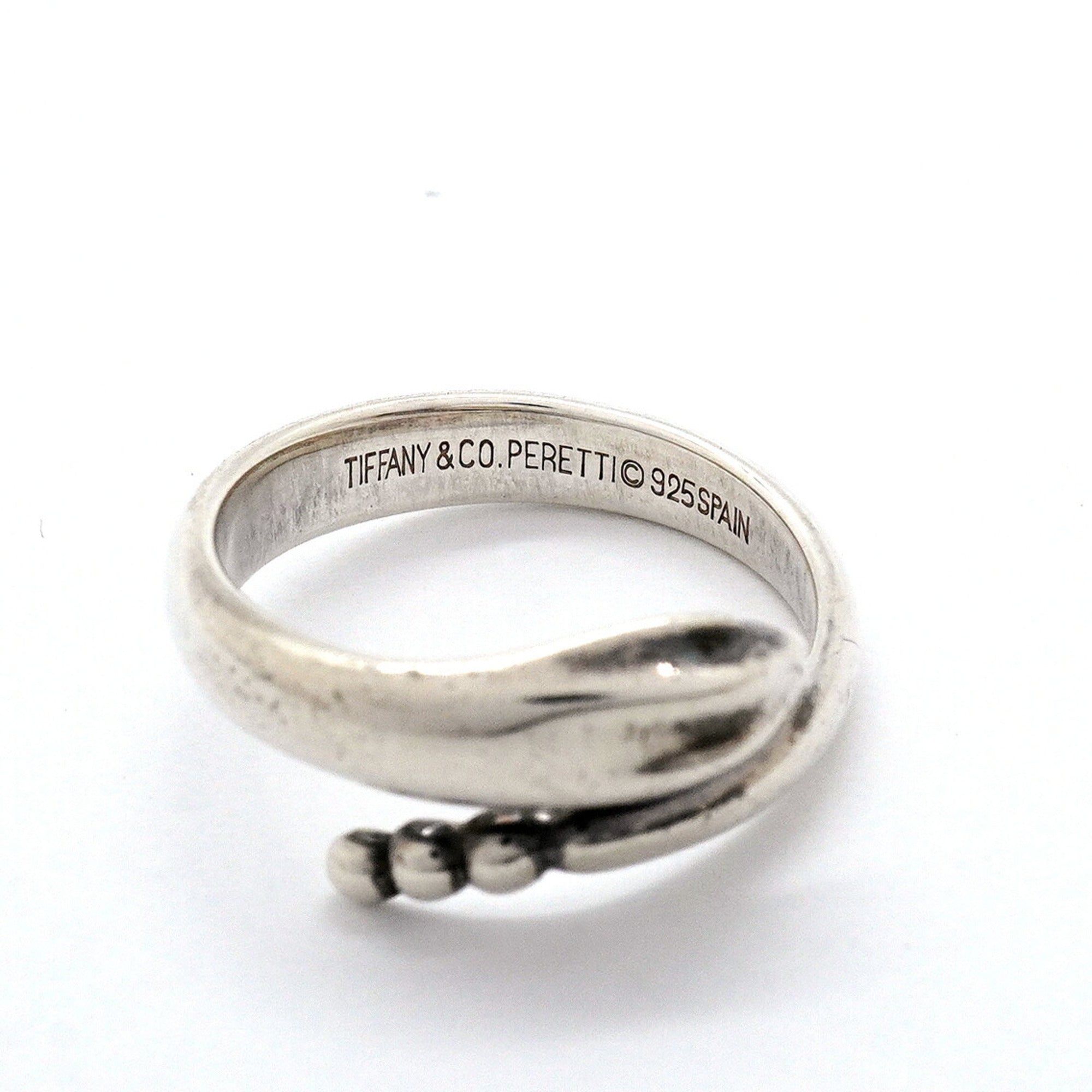 Tiffany Silver 925 Band Ring (Pre-Owned)