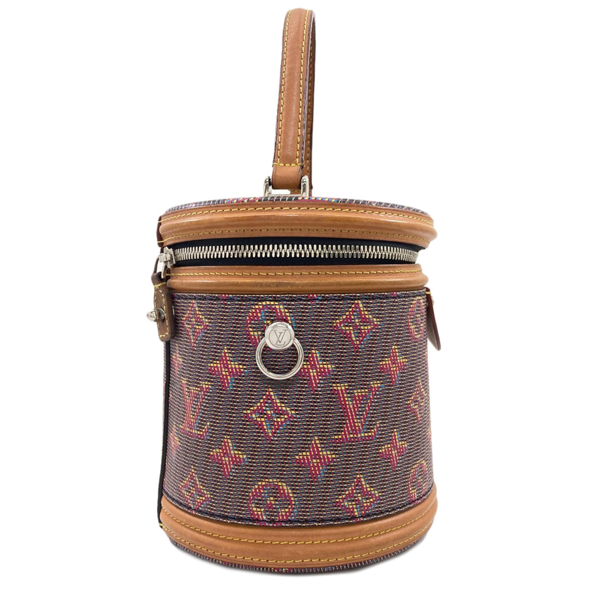 Louis Vuitton Brown Red Color Handbag (Pre-Owned)