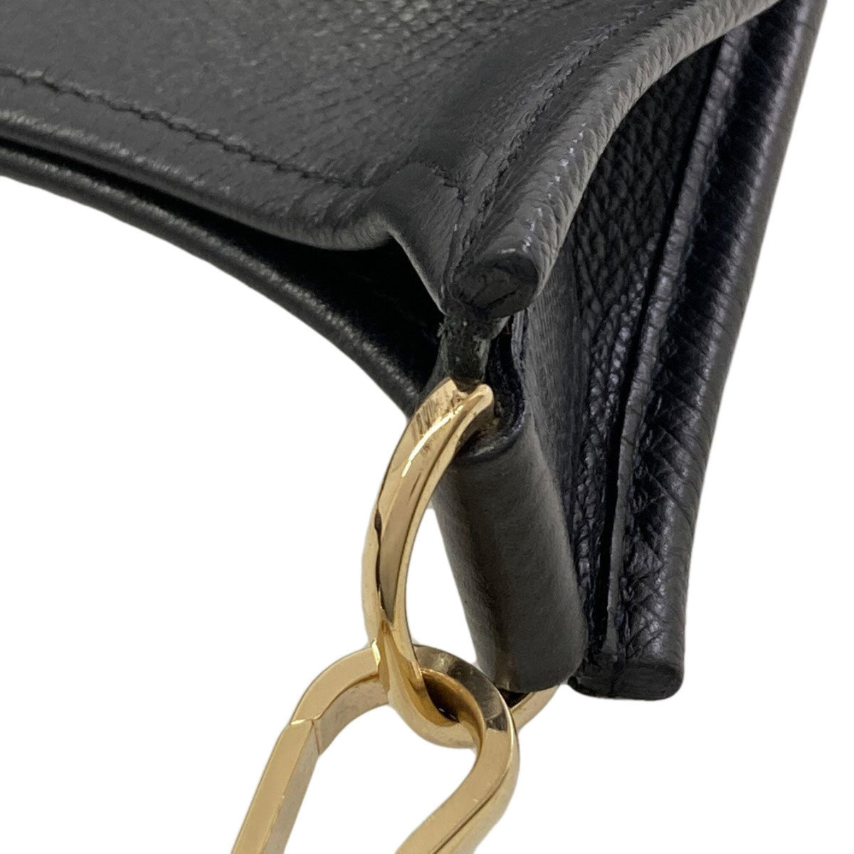 Hermes Black Epsom Leather Shoulder Bag (Pre-Owned)