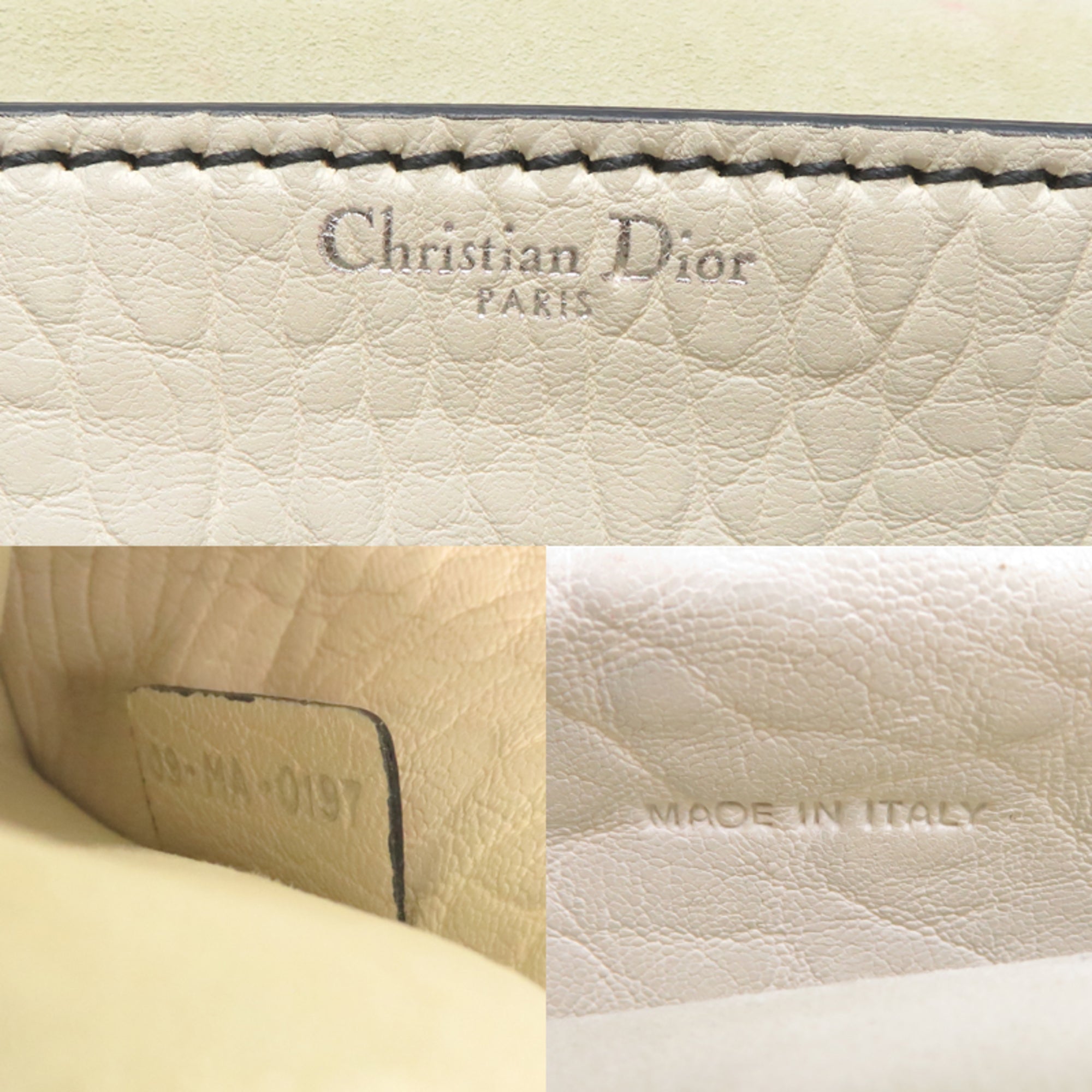Christian Dior White Leather Shoulder Bag (Pre-Owned)