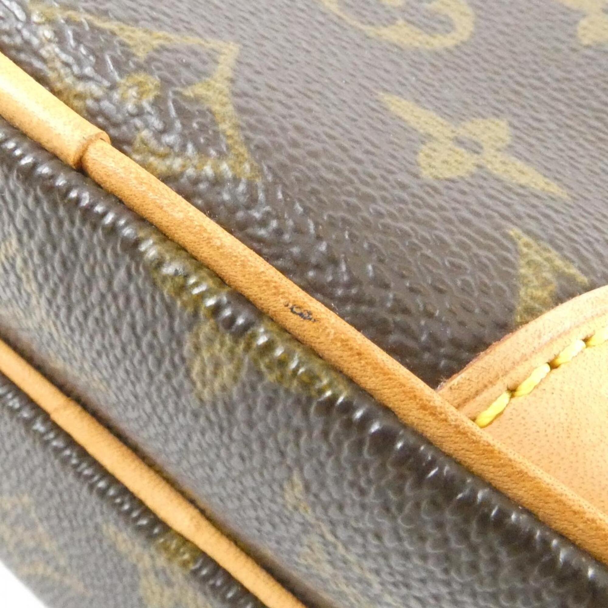 Louis Vuitton Brown Coated Canvas Shoulder Bag (Pre-Owned)