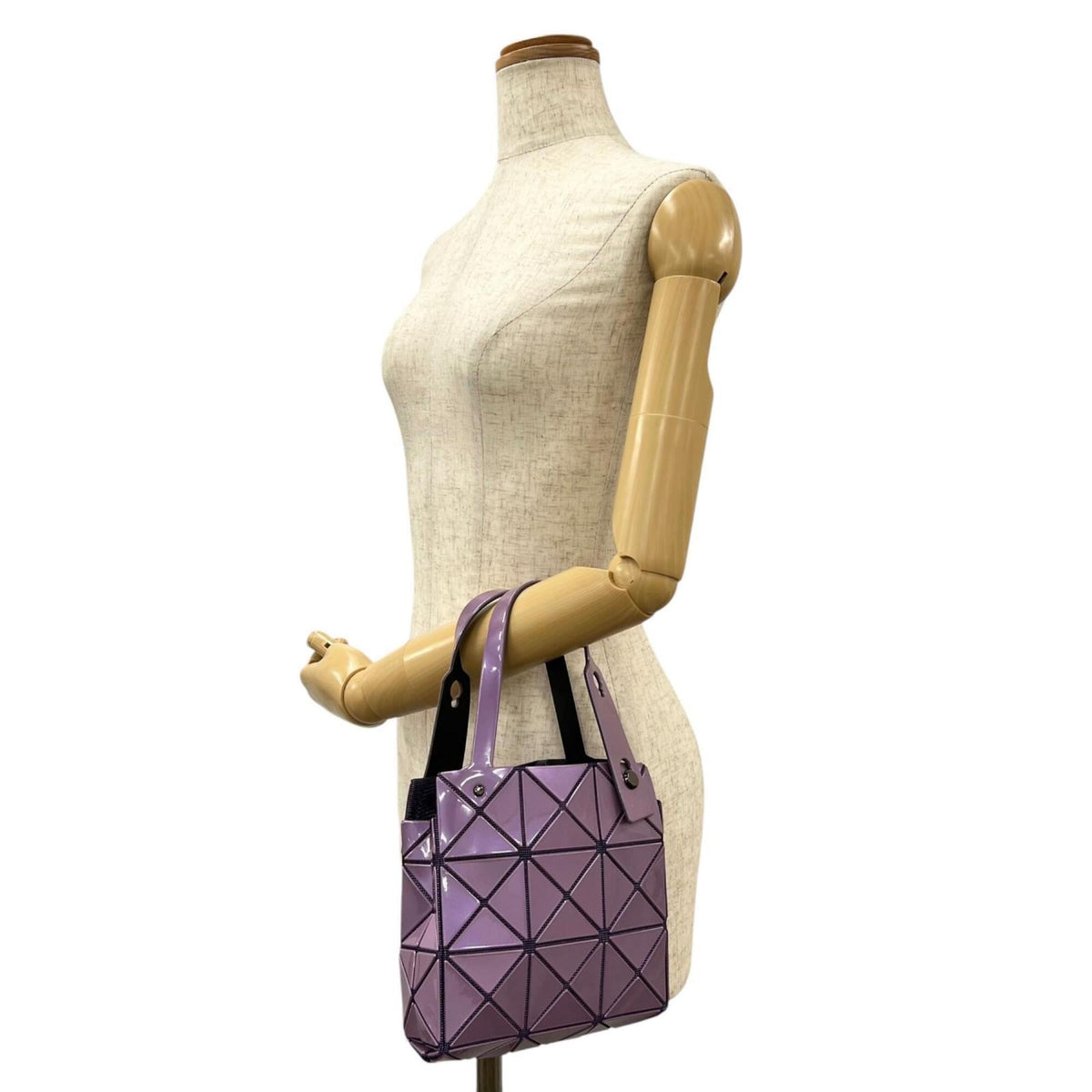 Issey Miyake Purple Polyester Nylon Handbag (Pre-Owned)