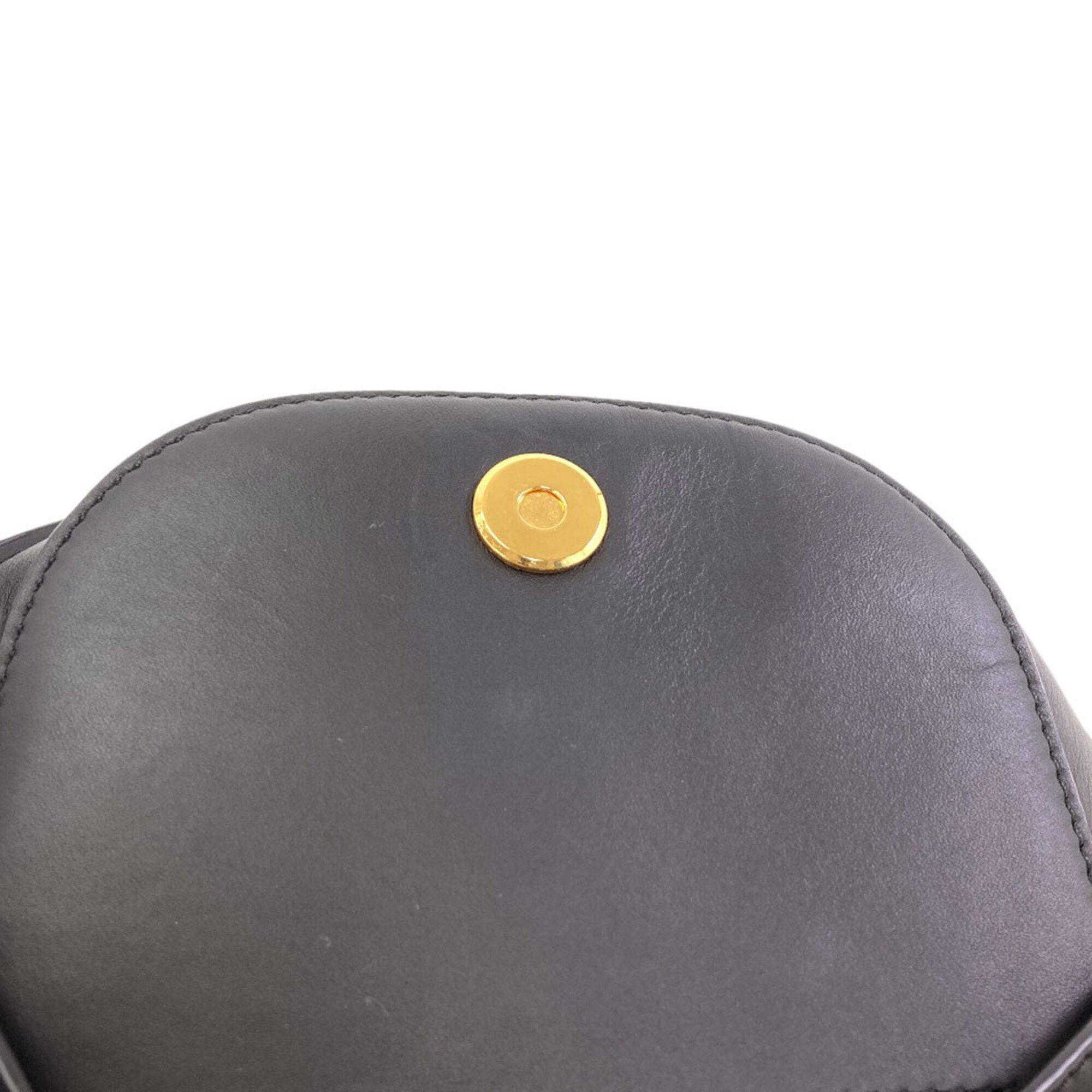 Loewe Black Leather Shoulder Bag (Pre-Owned)