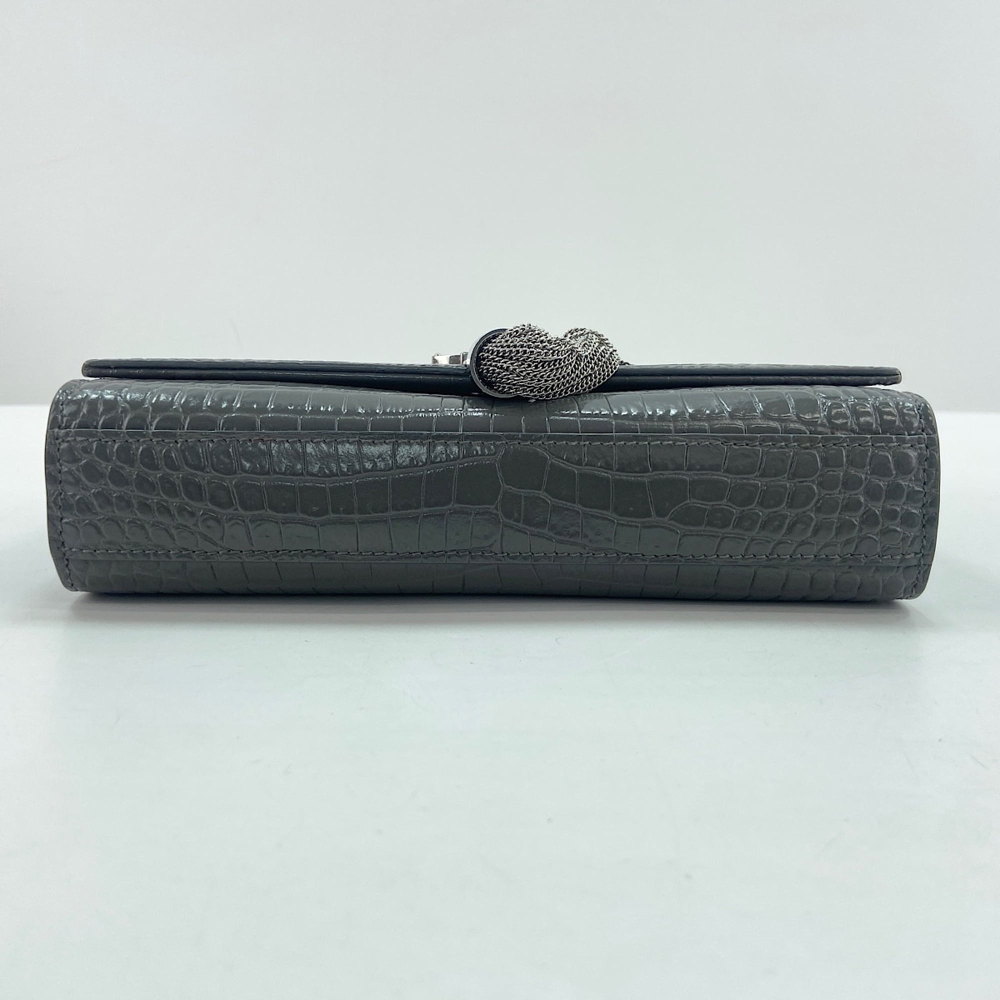 Yves Saint Laurent Gray Shoulder Bag (Pre-Owned)
